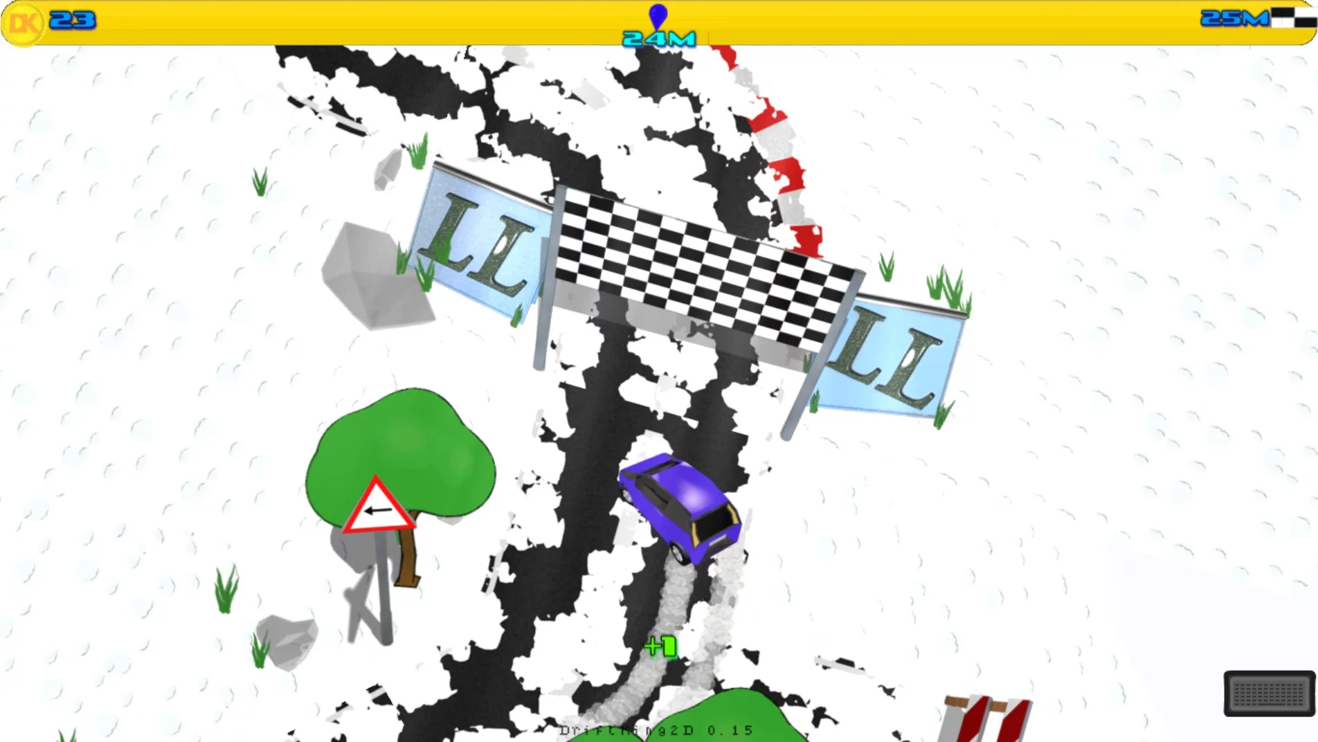 Изображение игры: DriftKing 2D
