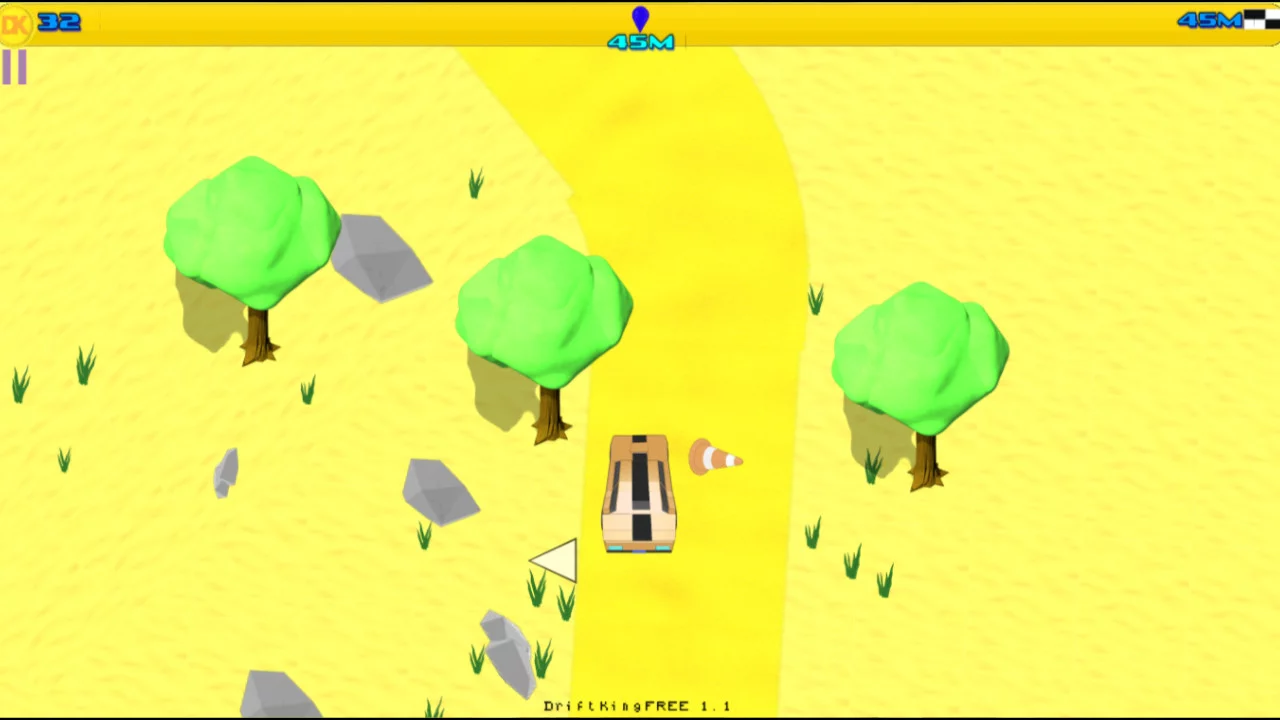 Изображение игры: DriftKing 2D