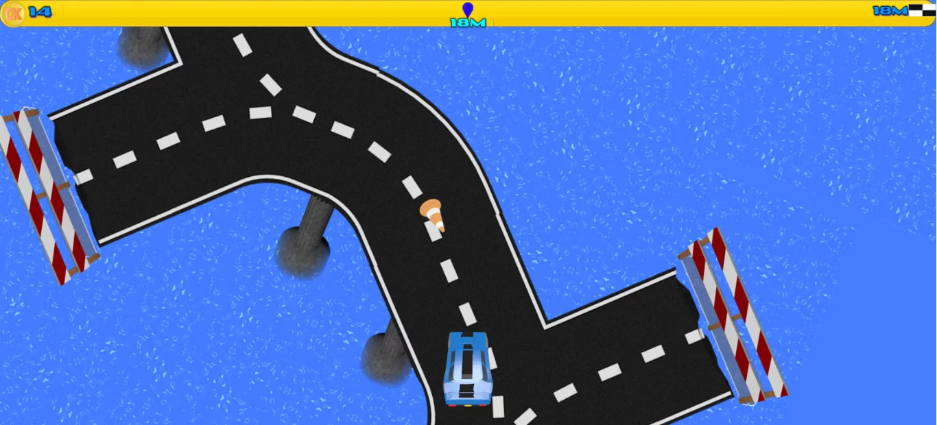 Изображение игры: DriftKing 2D