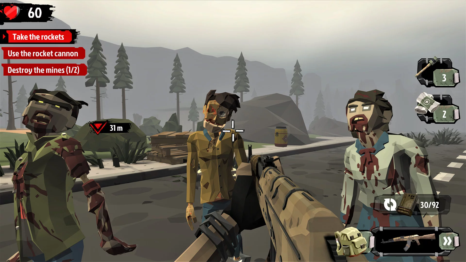 Изображение игры: Walking Zombie 2