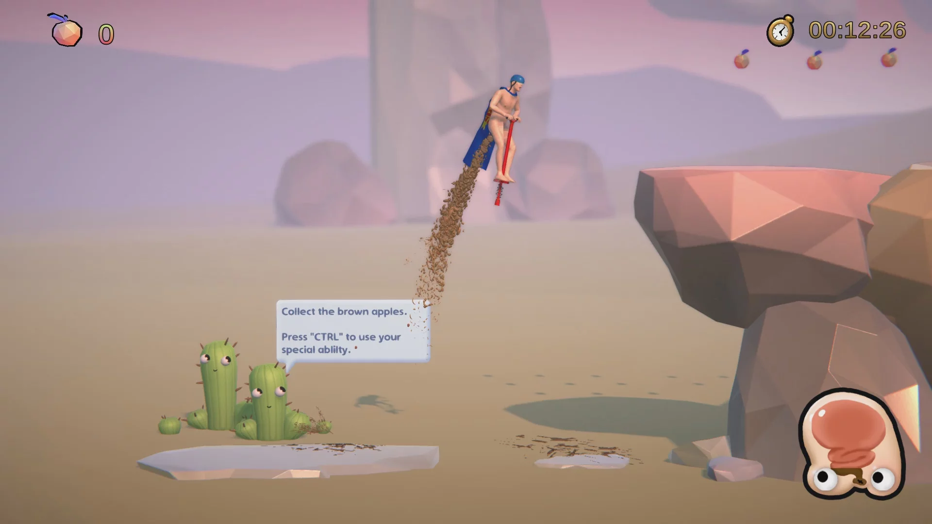 Изображение игры: 🚀 Human Rocket Person