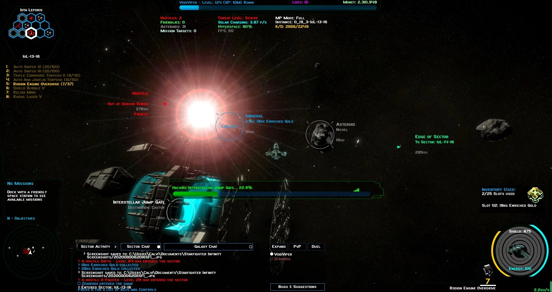 Изображение игры: Starfighter: Infinity