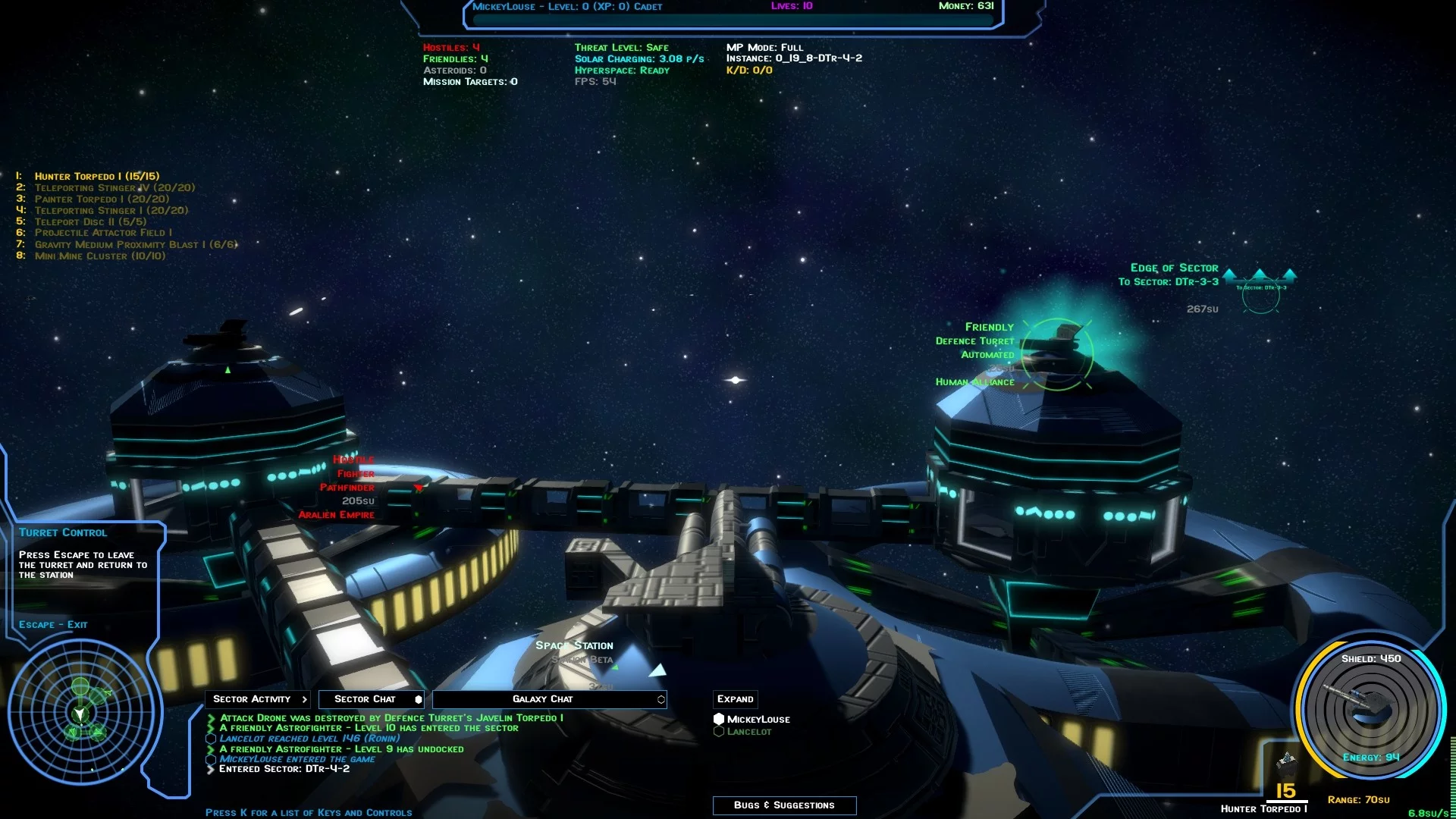 Изображение игры: Starfighter: Infinity