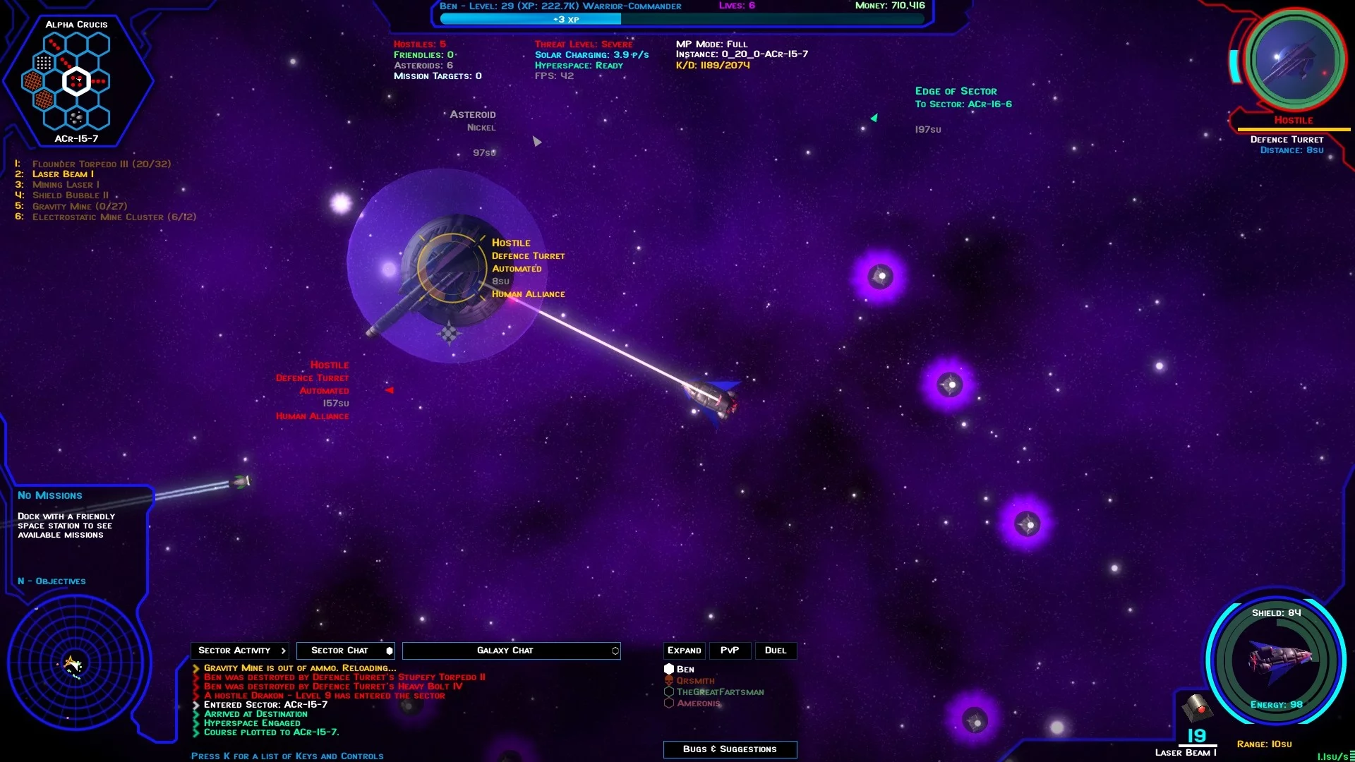 Изображение игры: Starfighter: Infinity