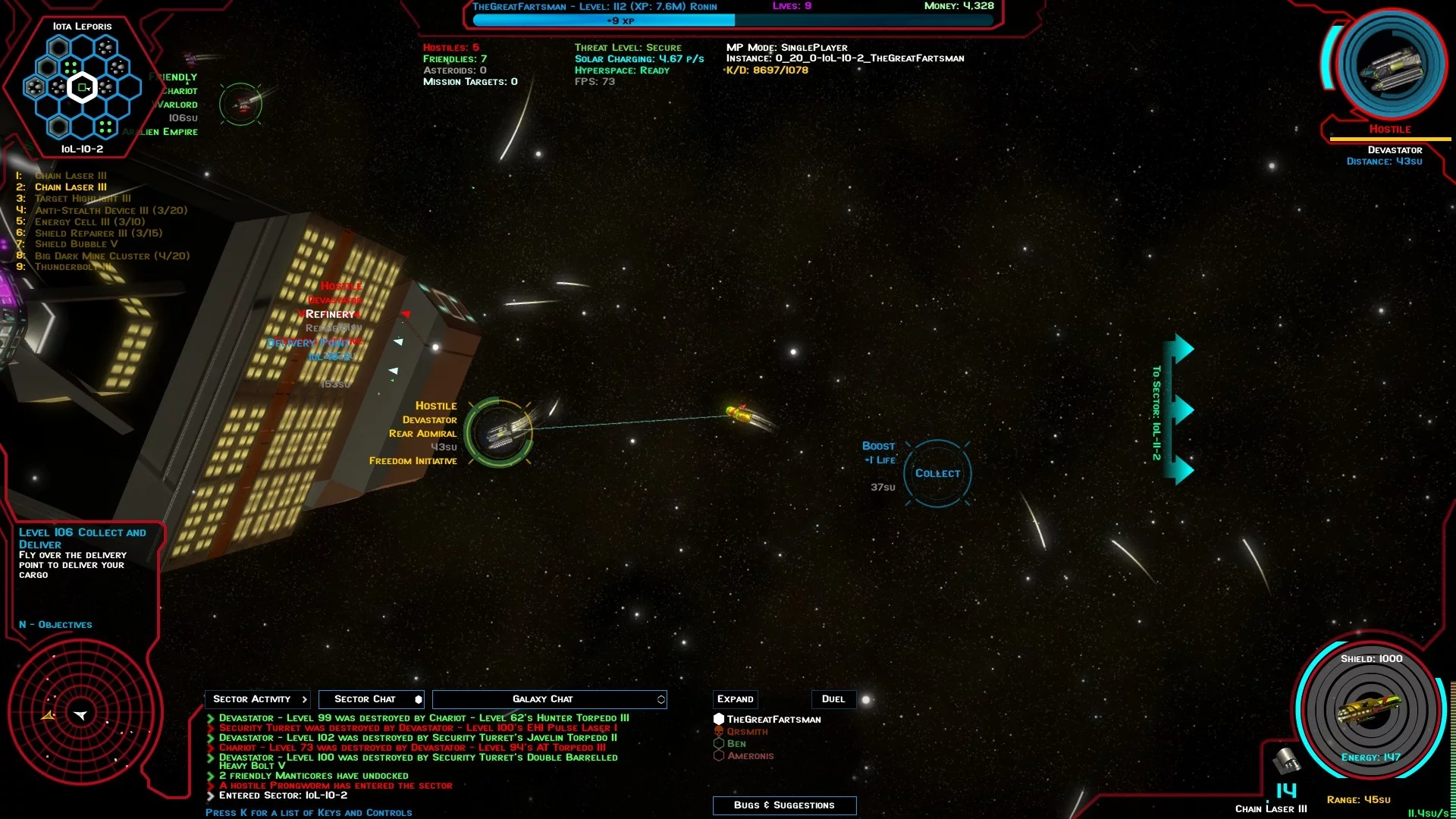 Изображение игры: Starfighter: Infinity