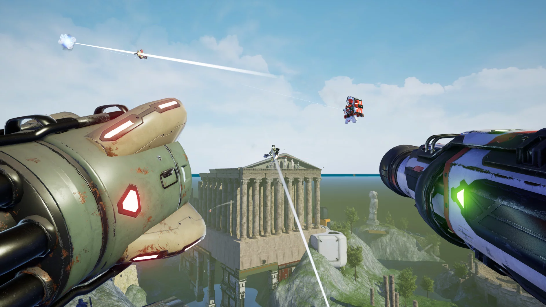Изображение игры: Aerobots VR