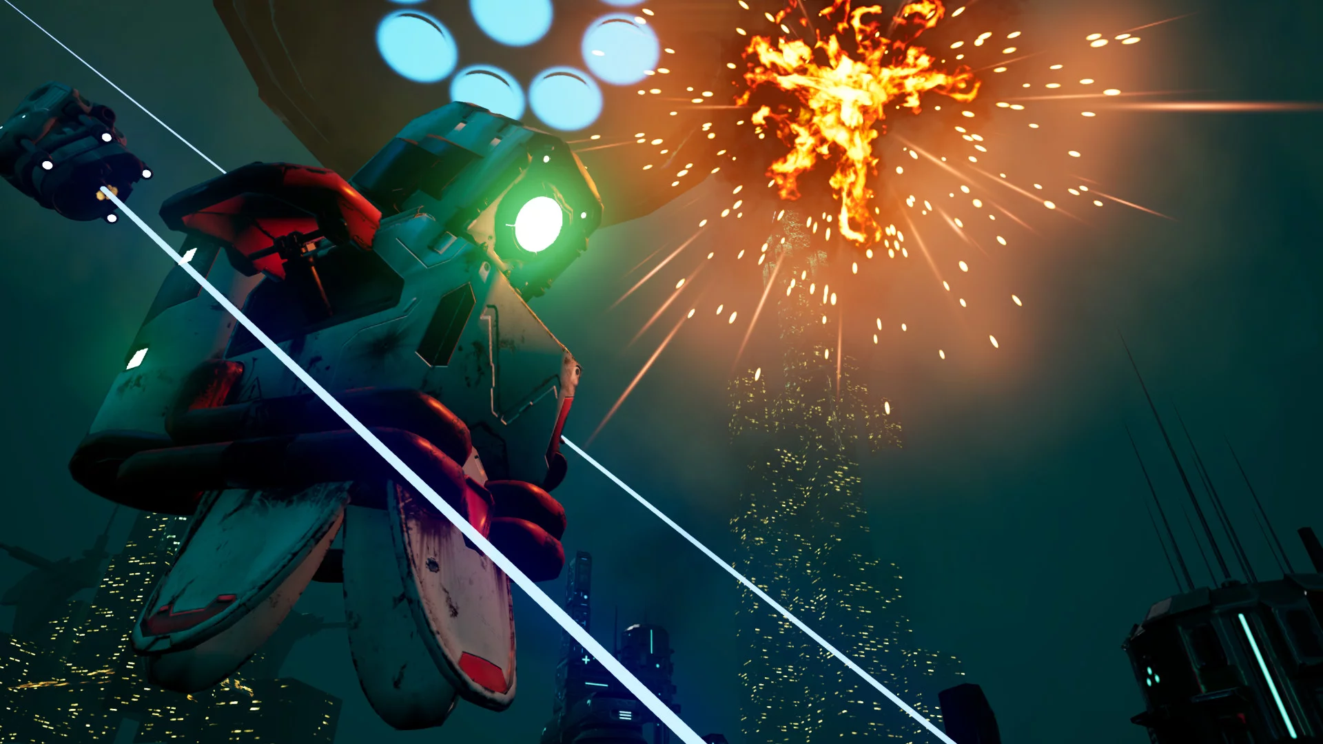 Изображение игры: Aerobots VR