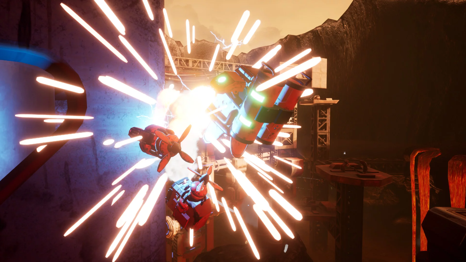 Изображение игры: Aerobots VR