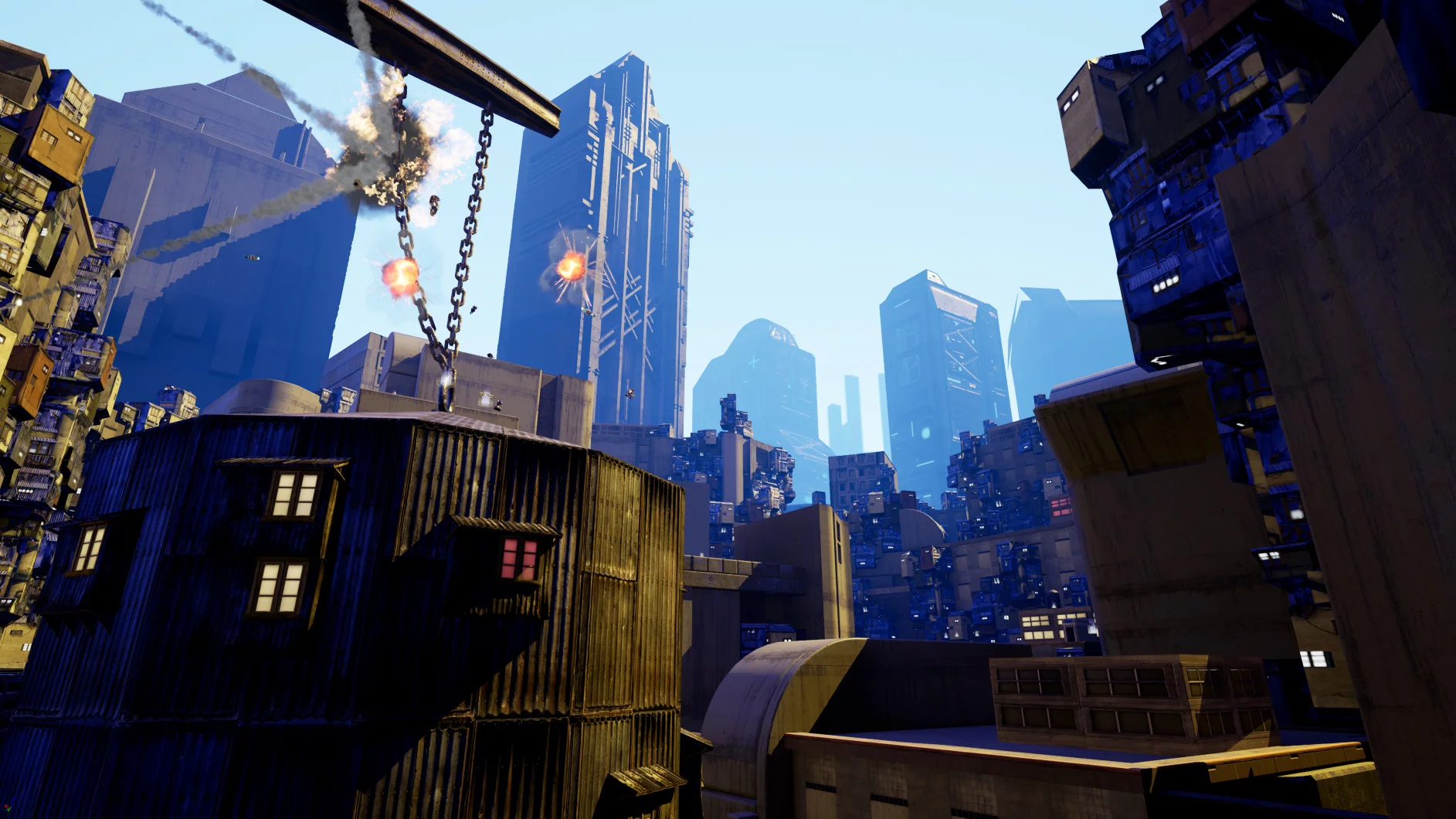 Изображение игры: Aerobots VR