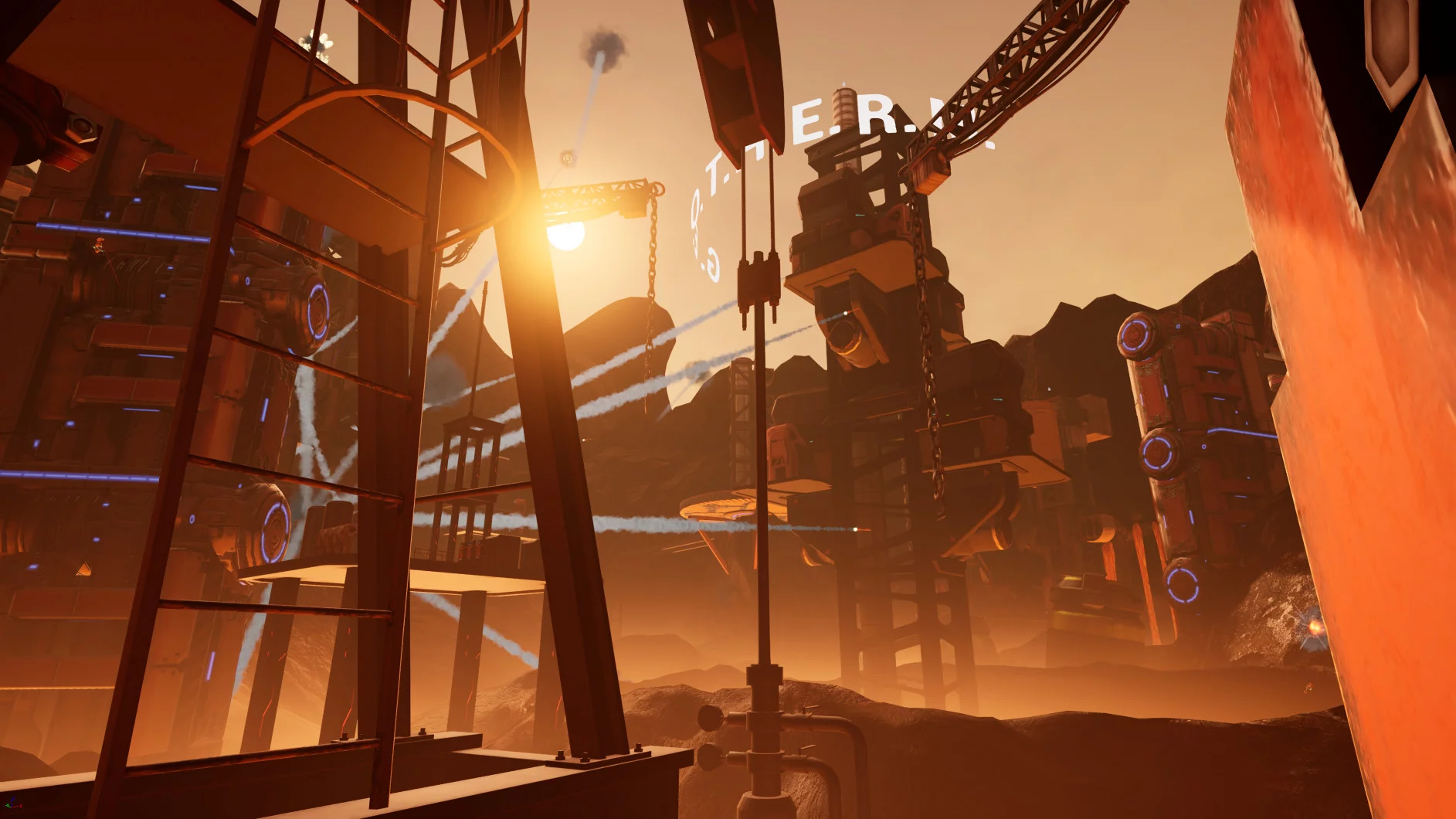 Изображение игры: Aerobots VR