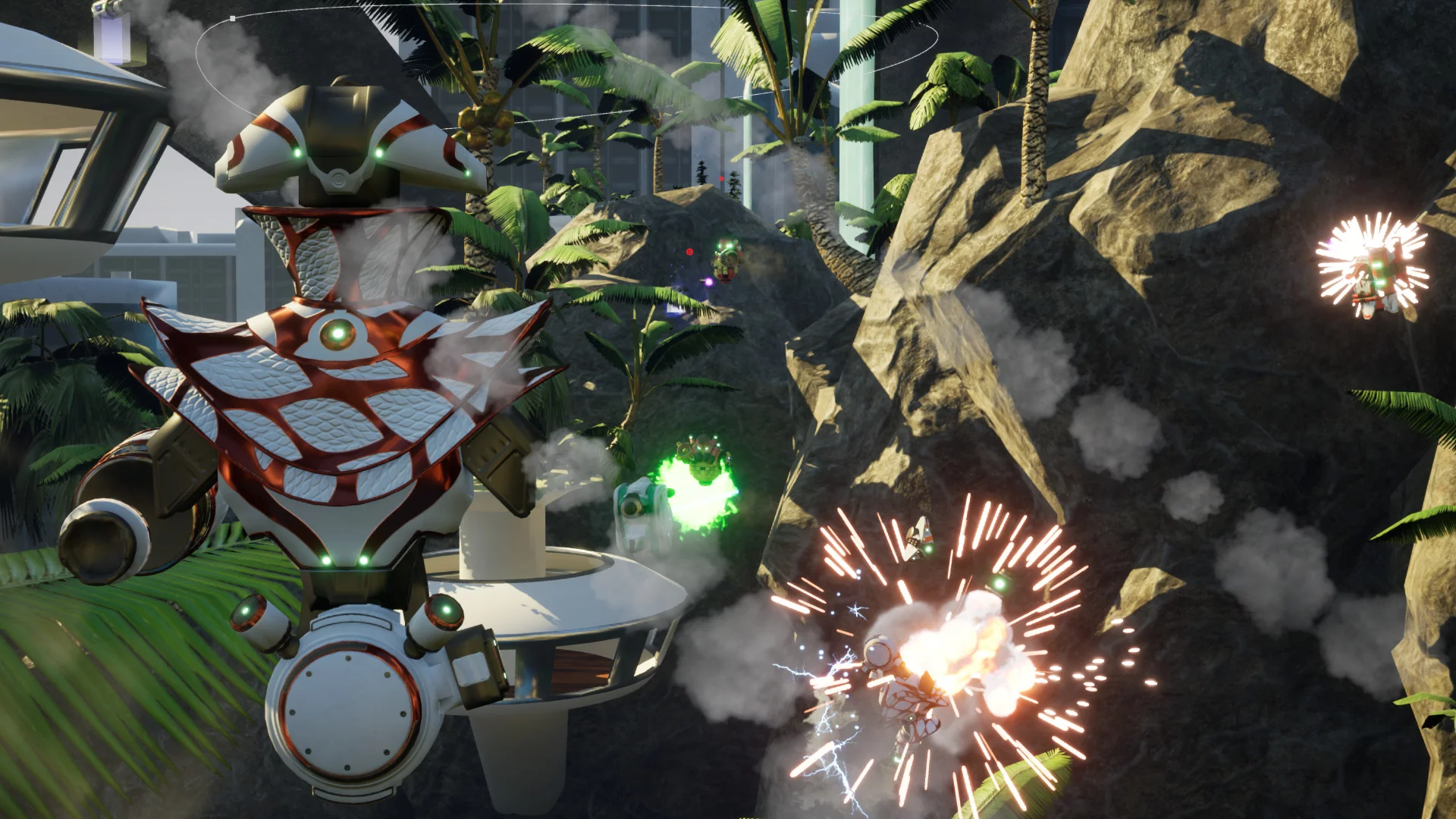 Изображение игры: Aerobots VR