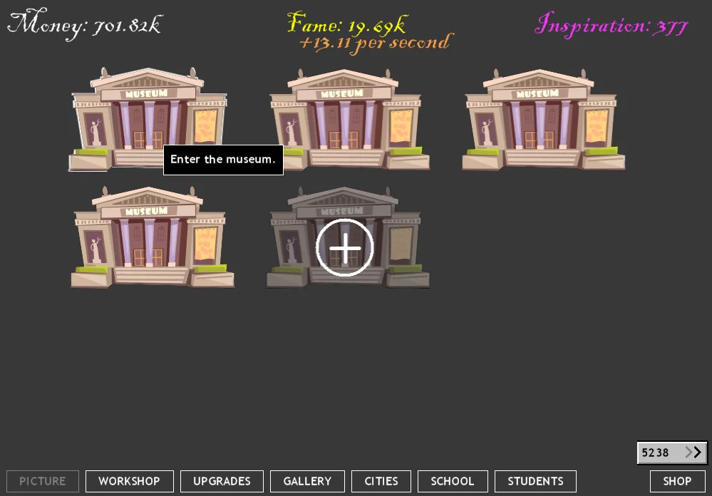 Изображение игры: Artist Idle