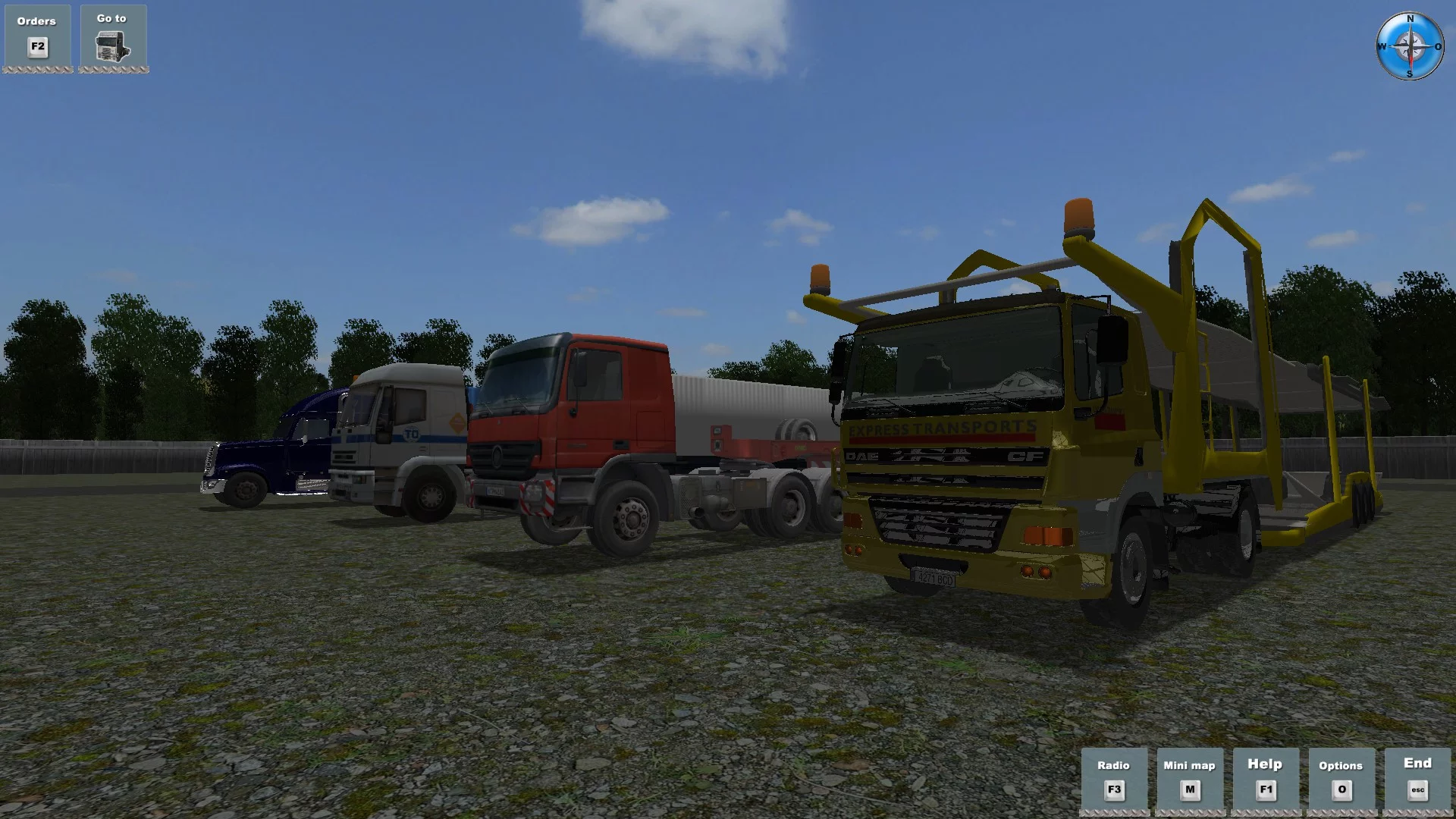 Изображение игры: Car Transporter 2013