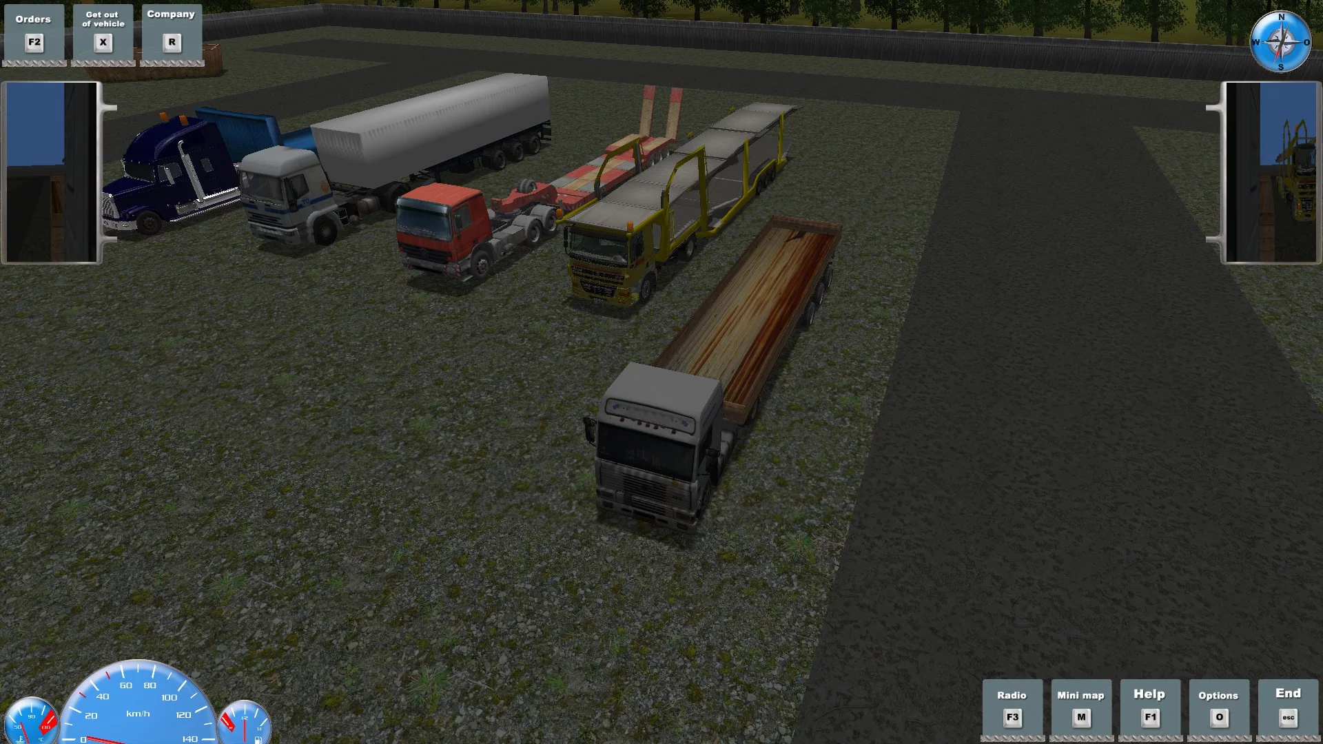 Изображение игры: Car Transporter 2013