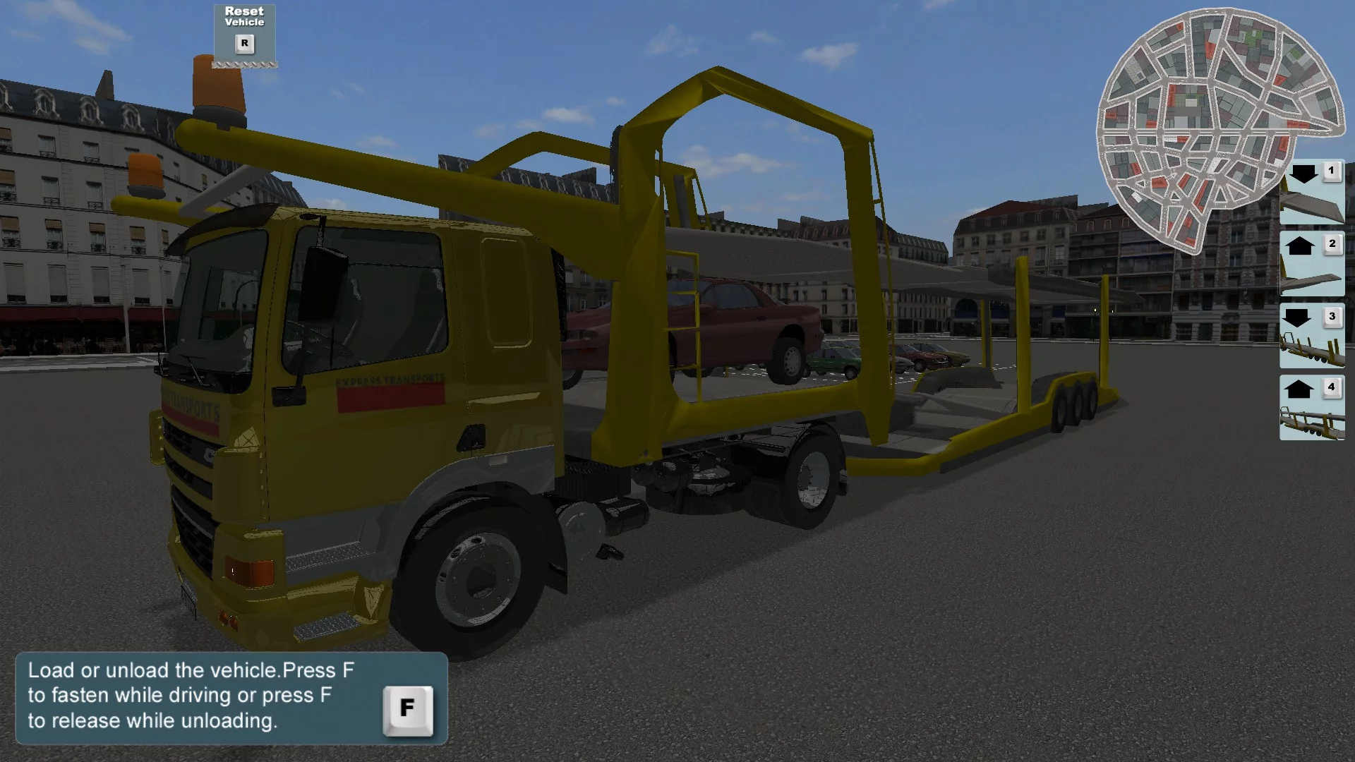 Изображение игры: Car Transporter 2013