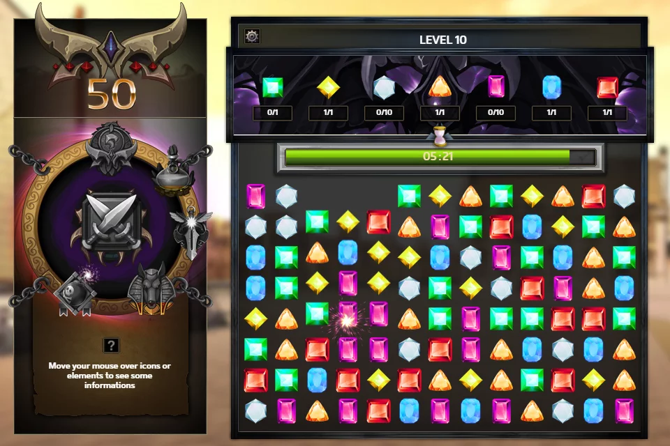 Изображение игры: Gems Kingdom