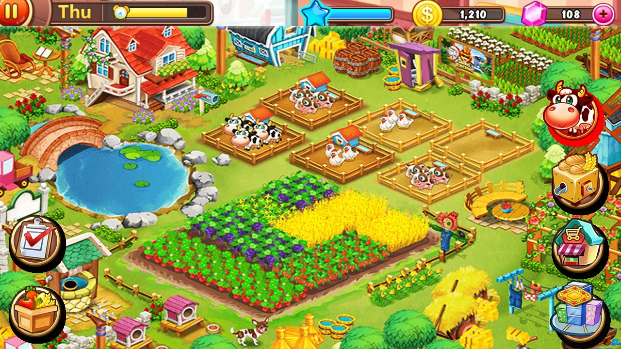 Изображение игры: Hay Day Farm 2019 - 卡通农场