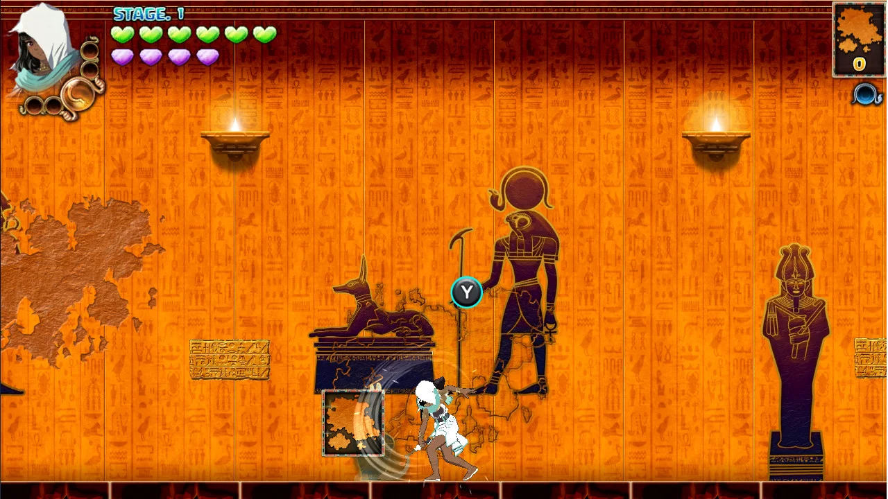 Изображение игры: Ankh Guardian - Treasure of the Demon's Temple/ゴッド・オブ・ウォール 魔宮の秘宝