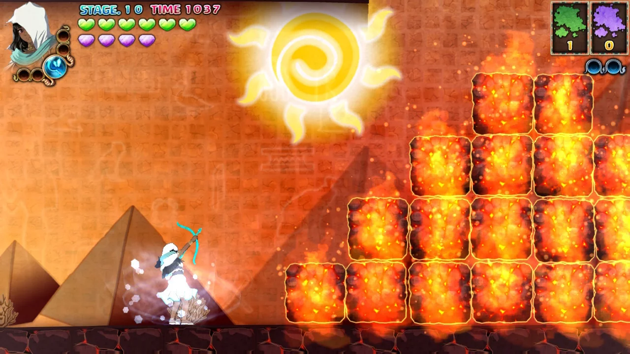 Изображение игры: Ankh Guardian - Treasure of the Demon's Temple/ゴッド・オブ・ウォール 魔宮の秘宝