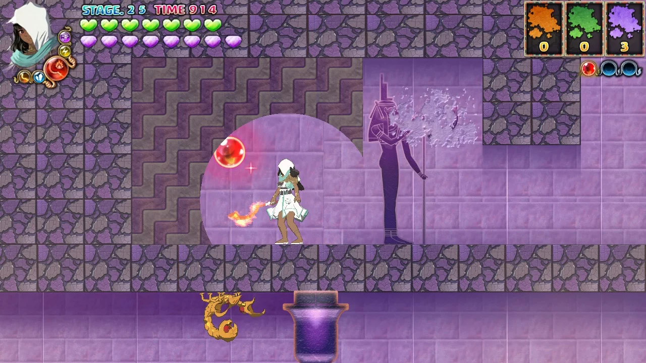 Изображение игры: Ankh Guardian - Treasure of the Demon's Temple/ゴッド・オブ・ウォール 魔宮の秘宝