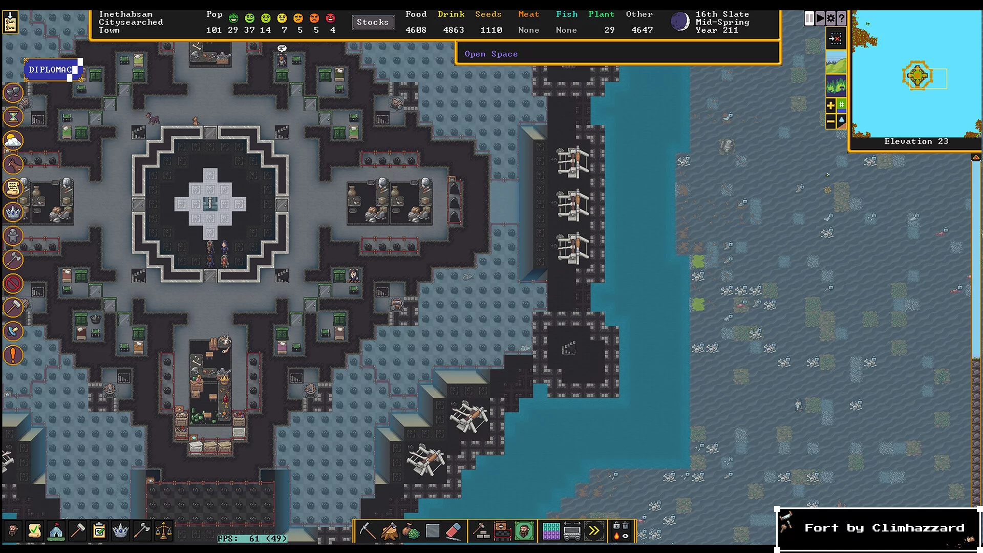 Изображение игры: Dwarf Fortress