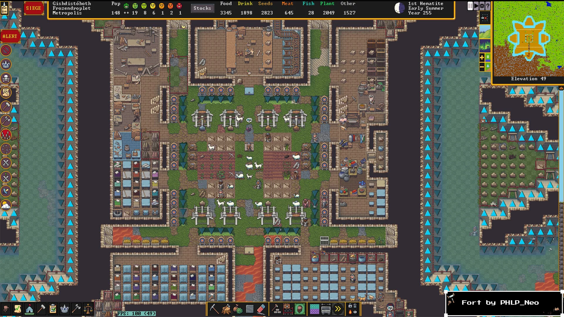 Изображение игры: Dwarf Fortress
