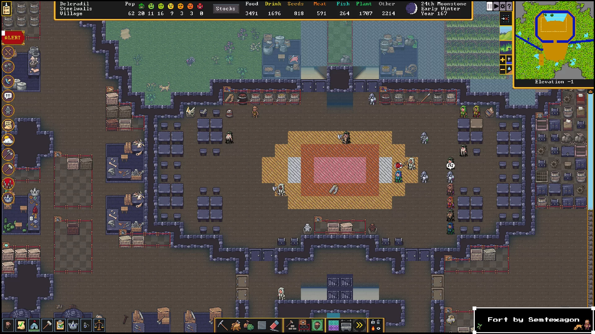 Изображение игры: Dwarf Fortress