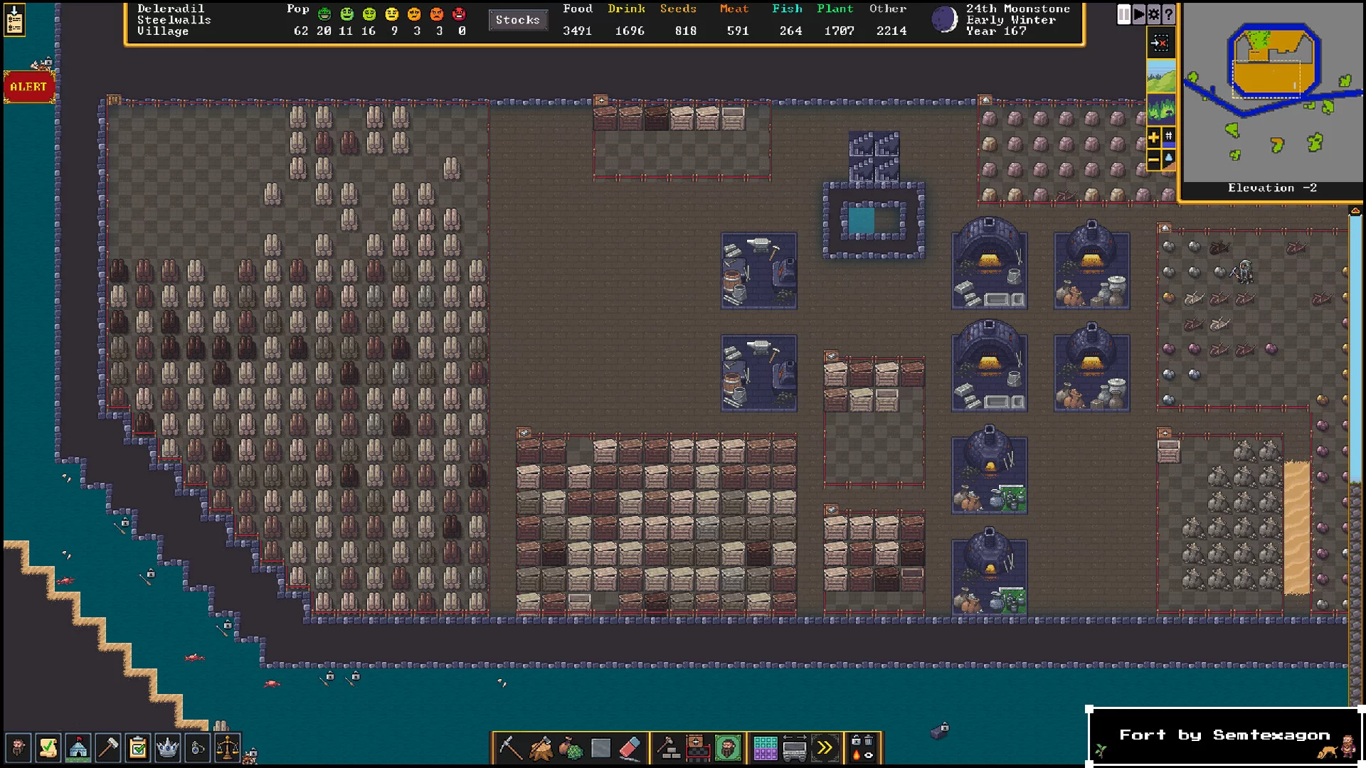 Изображение игры: Dwarf Fortress