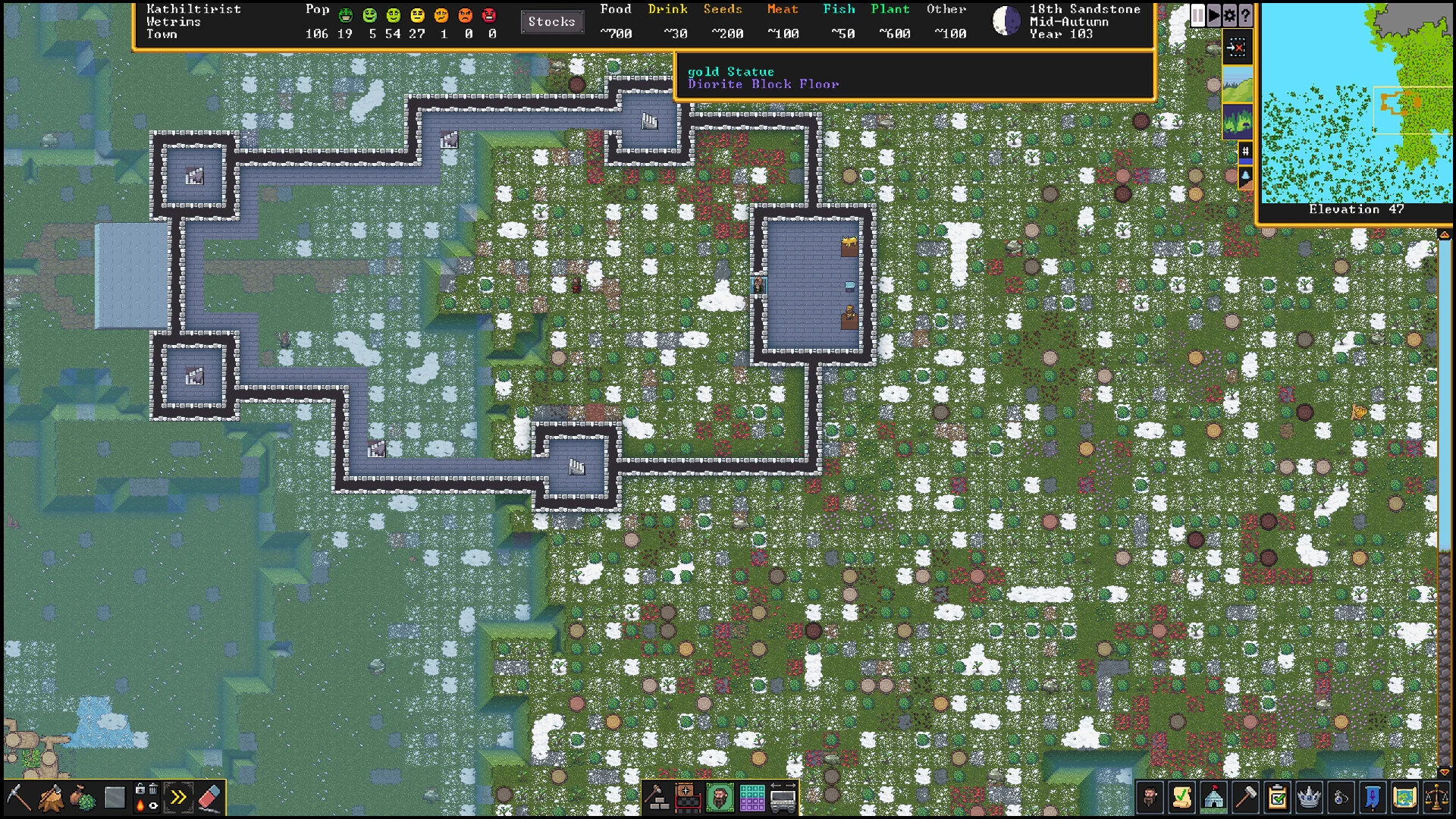 Изображение игры: Dwarf Fortress