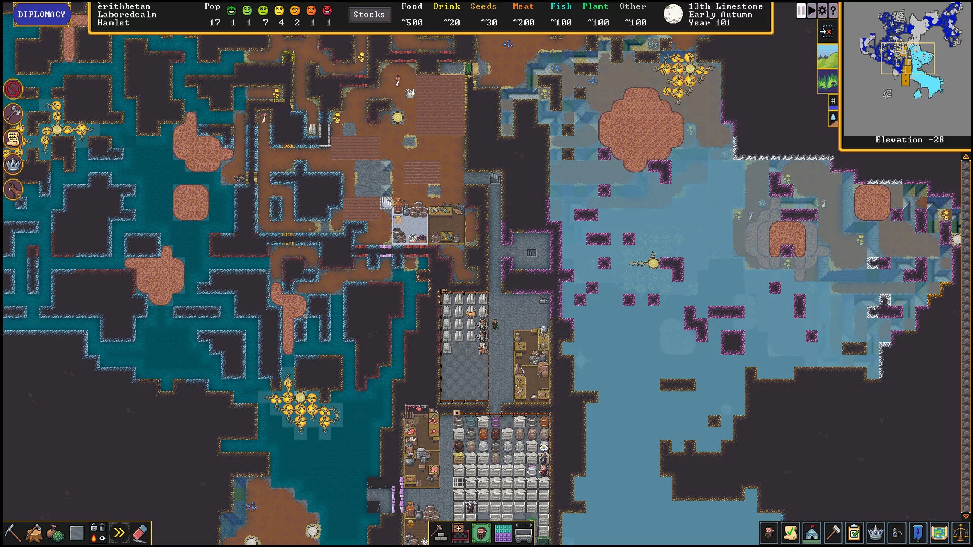 Изображение игры: Dwarf Fortress