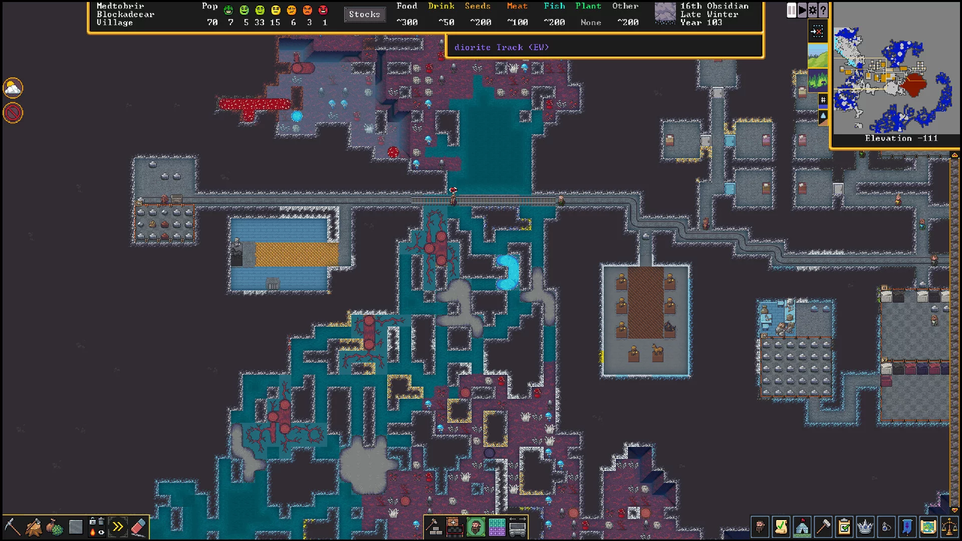 Изображение игры: Dwarf Fortress
