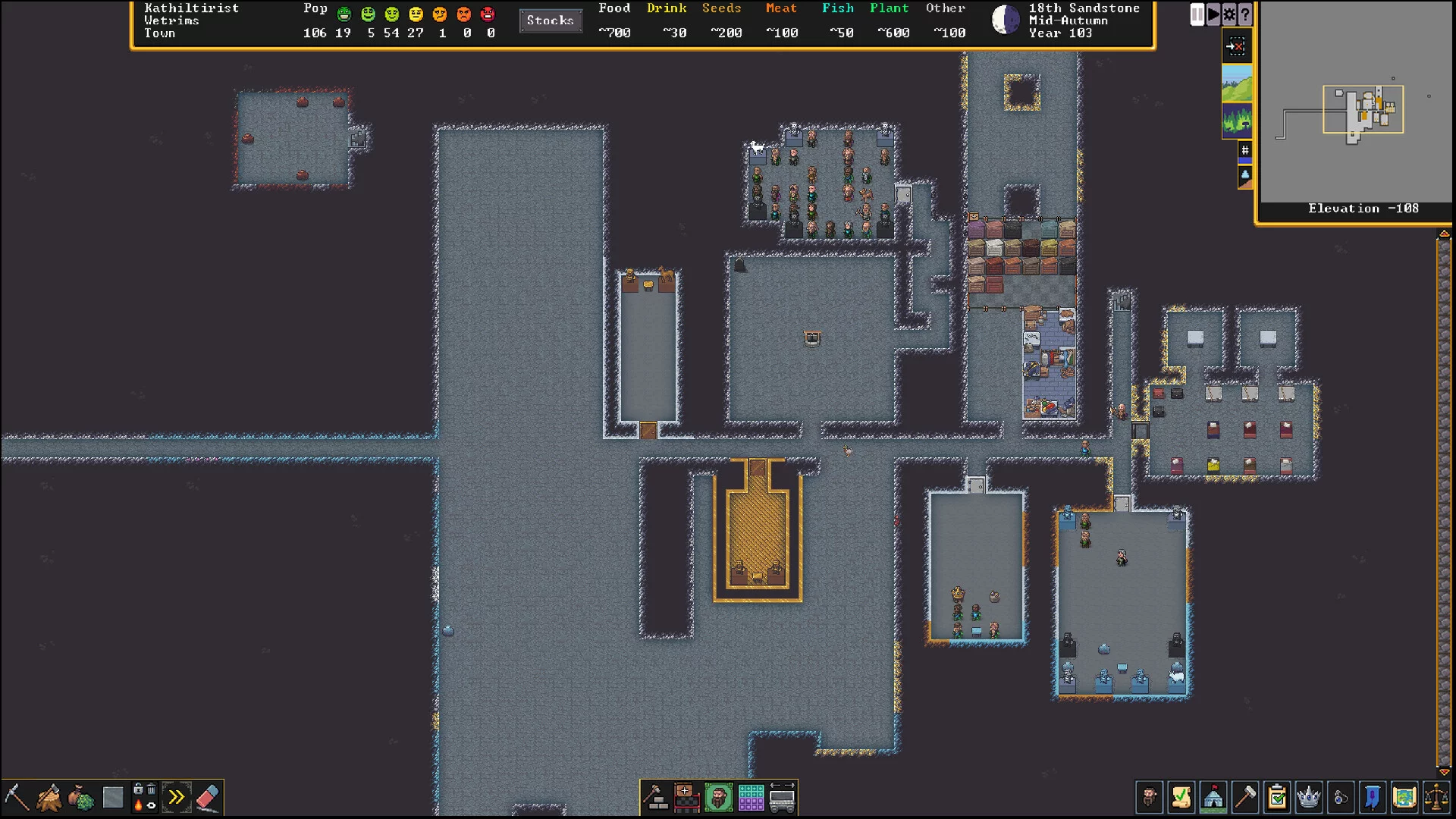 Изображение игры: Dwarf Fortress