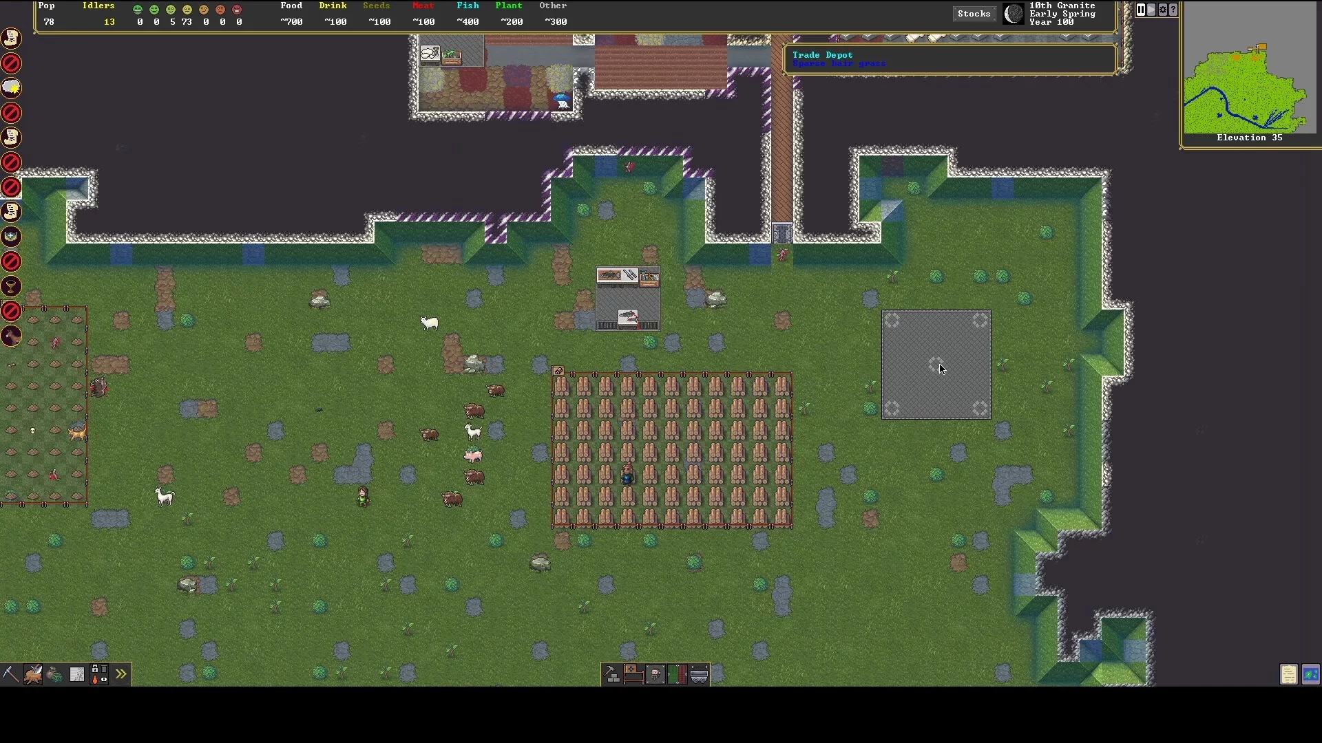 Изображение игры: Dwarf Fortress