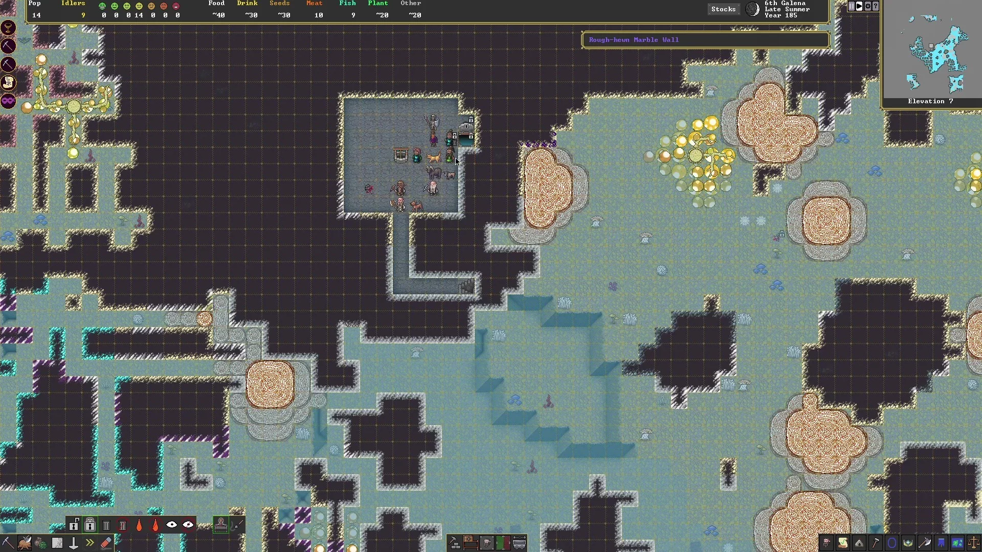 Изображение игры: Dwarf Fortress
