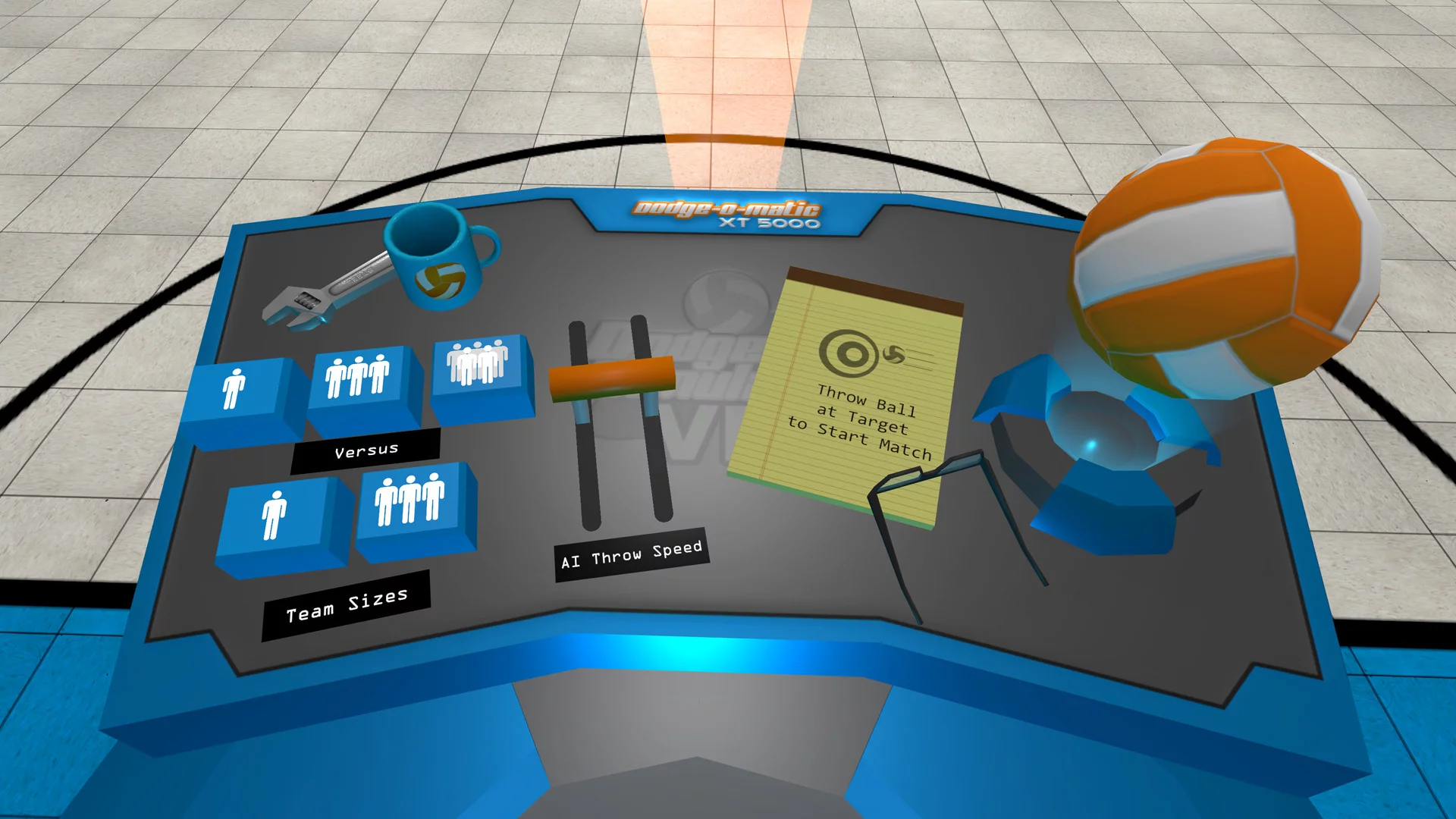 Изображение игры: Dodgeball Simulator VR