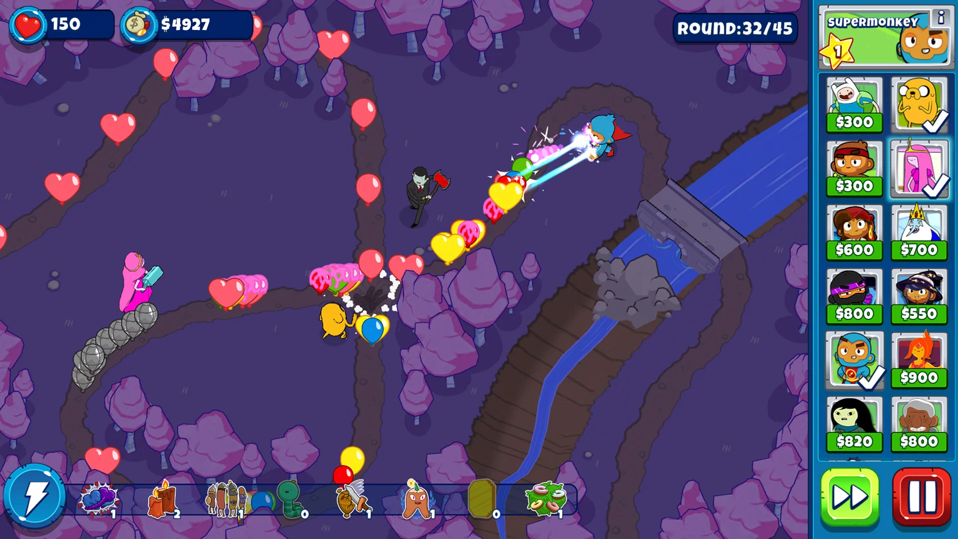 Изображение игры: Bloons Adventure Time TD