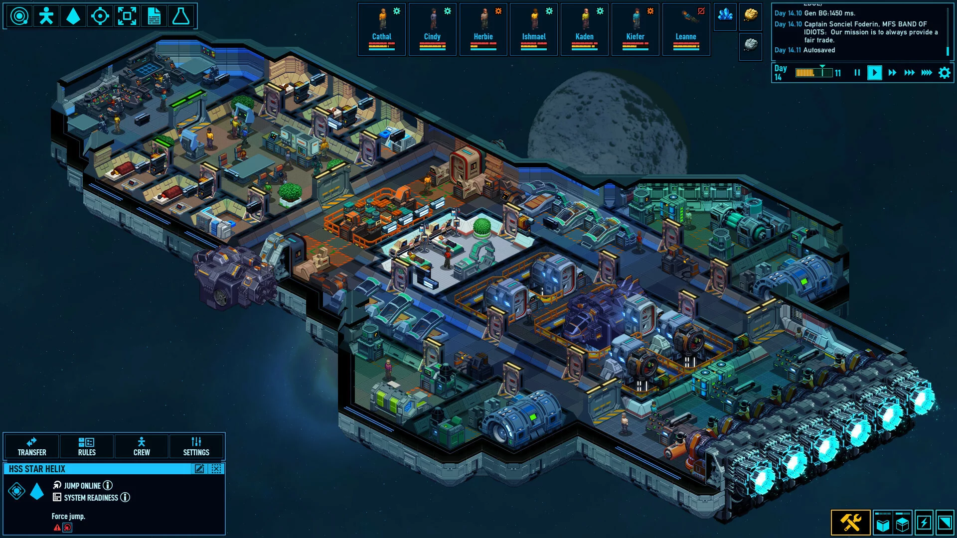 Изображение игры: Space Haven
