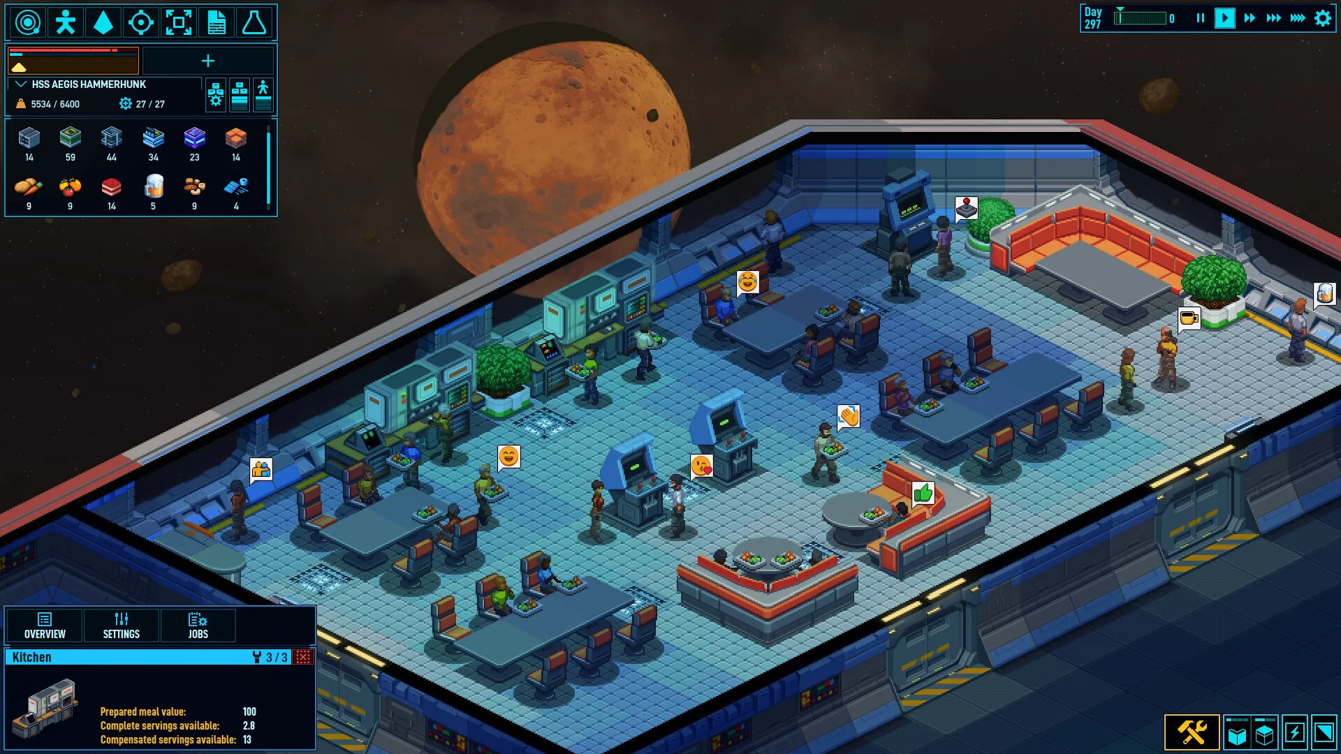 Изображение игры: Space Haven
