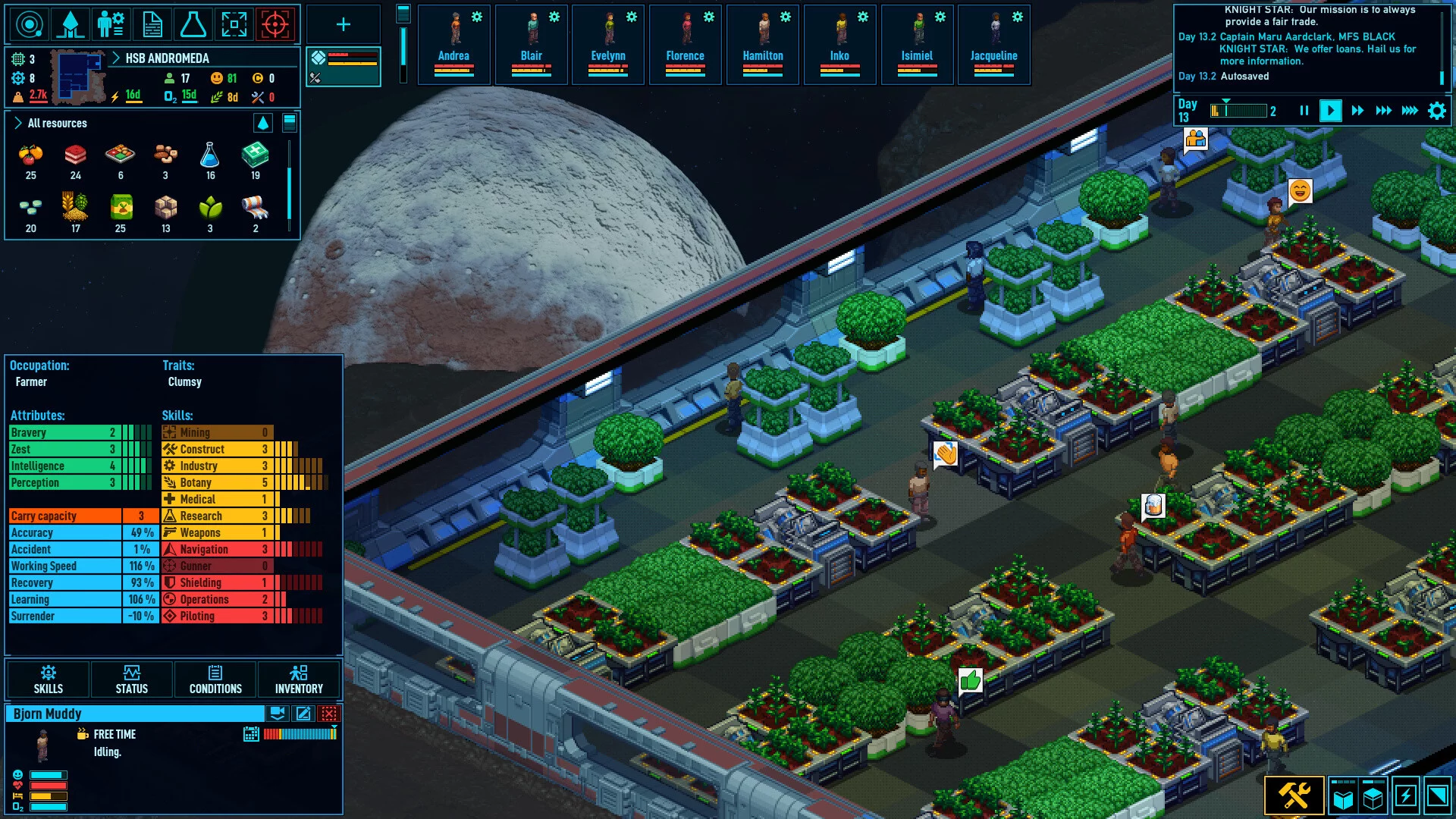 Изображение игры: Space Haven