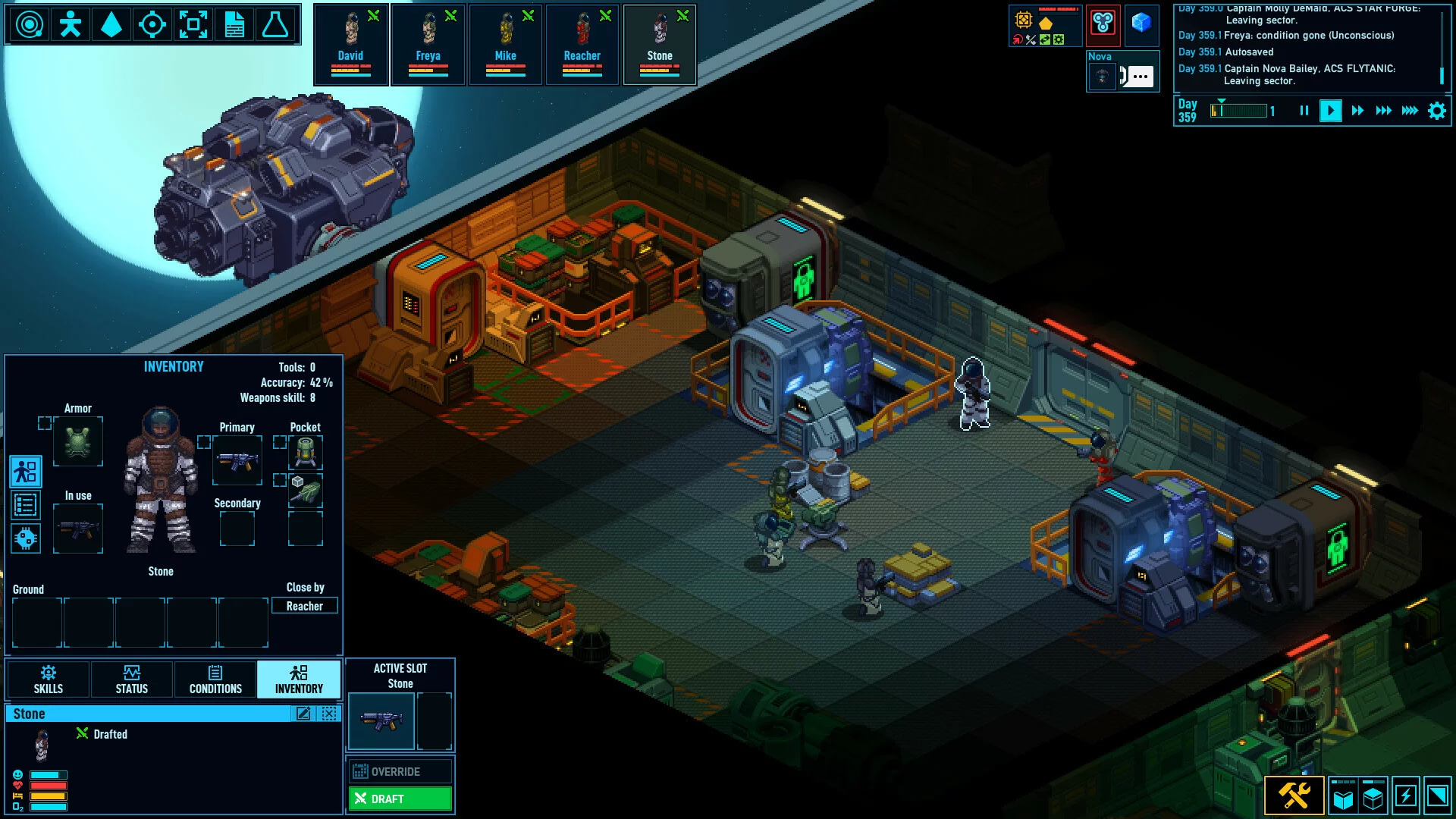 Изображение игры: Space Haven