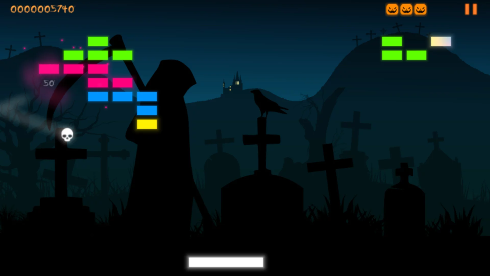 Изображение игры: Brick Breaker Halloween