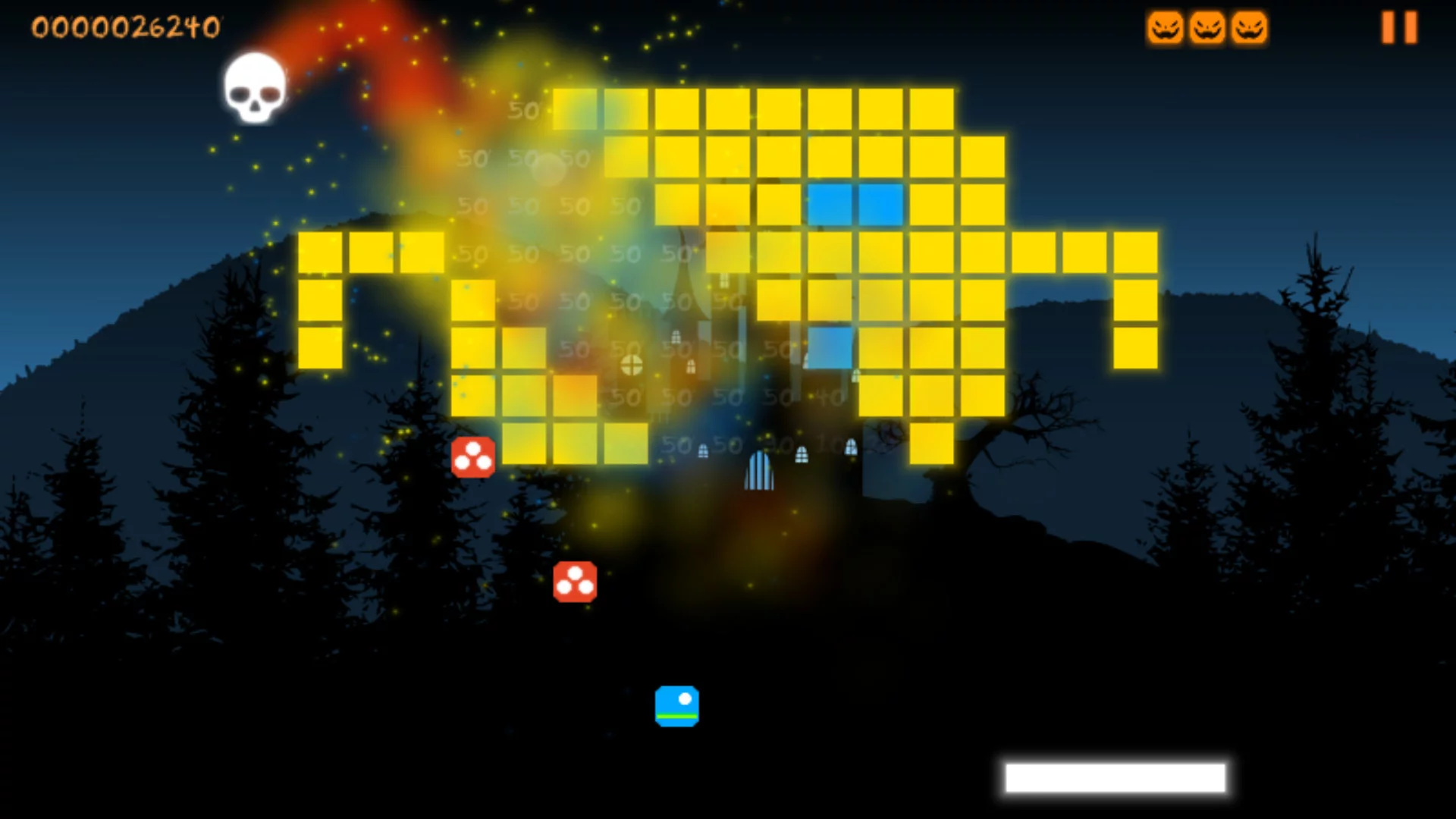 Изображение игры: Brick Breaker Halloween
