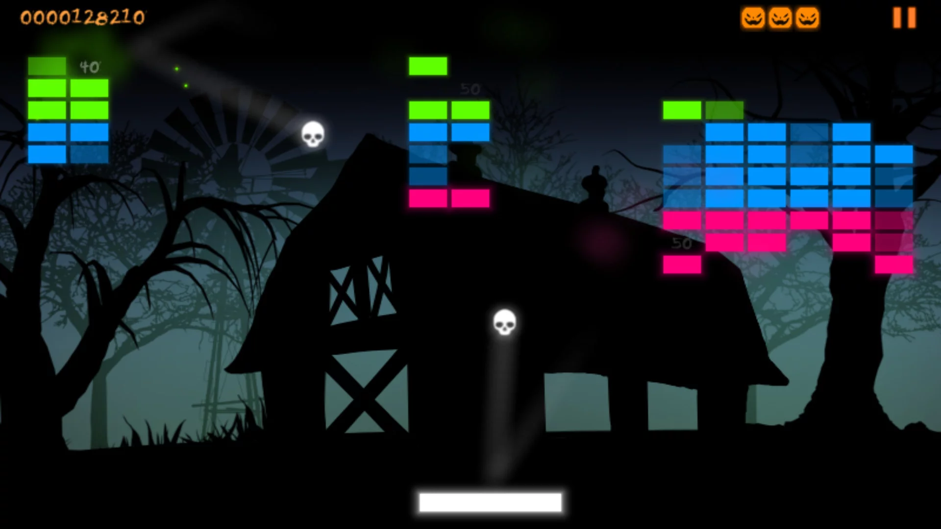 Изображение игры: Brick Breaker Halloween
