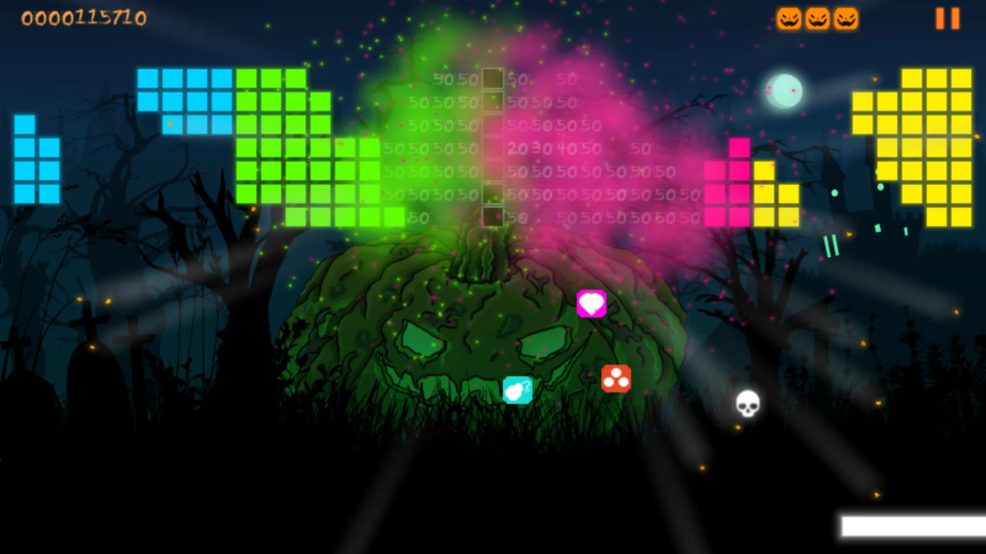 Изображение игры: Brick Breaker Halloween