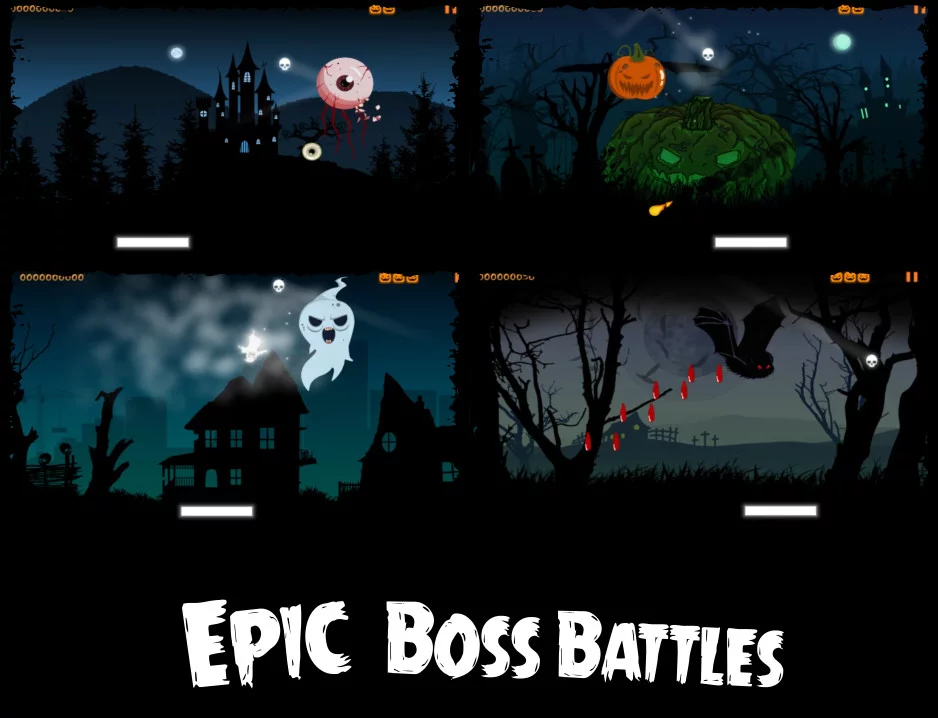 Изображение игры: Brick Breaker Halloween