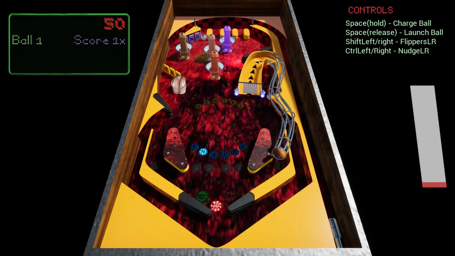Изображение игры: 3D Pinball Hentai