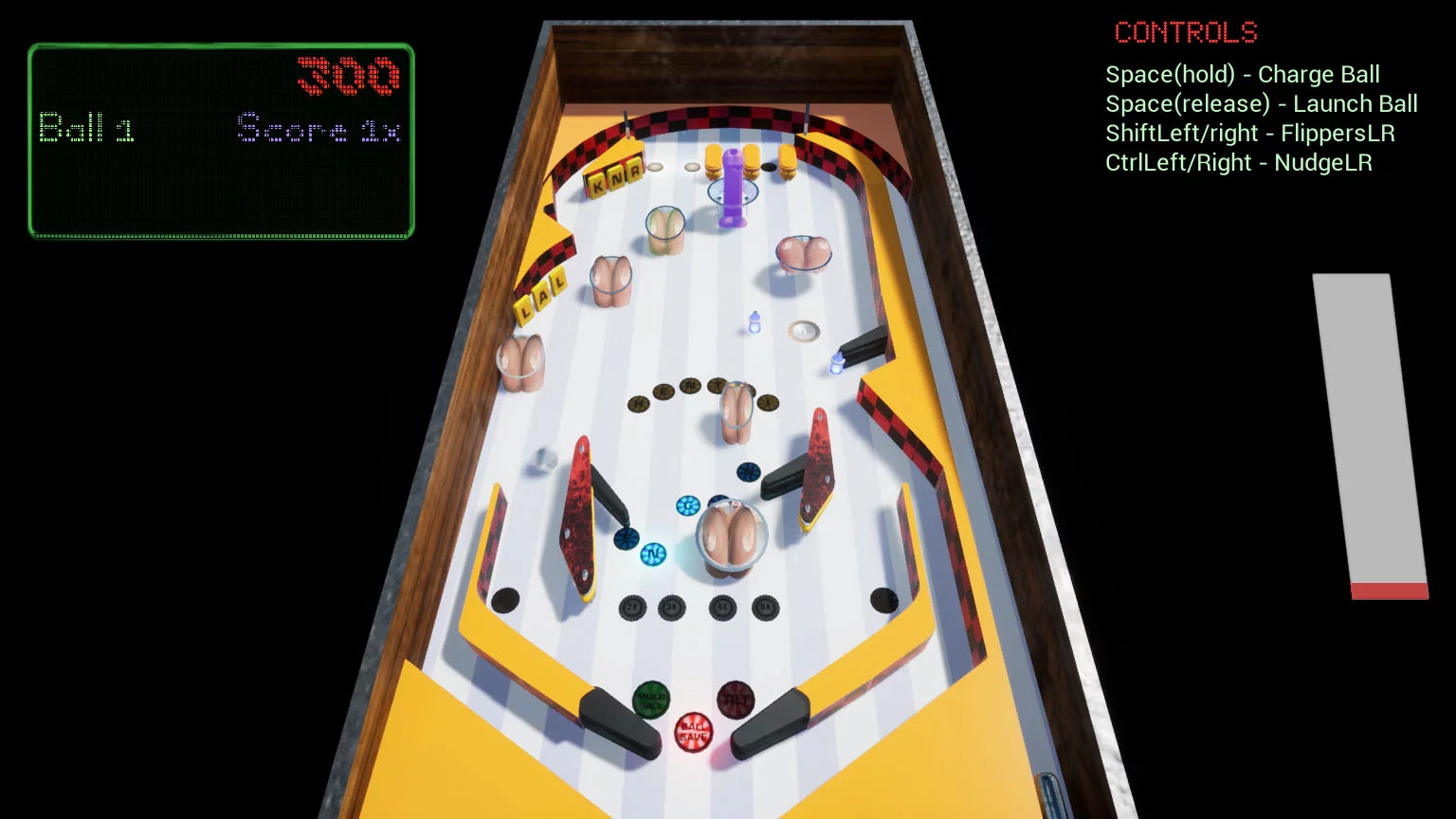 Изображение игры: 3D Pinball Hentai