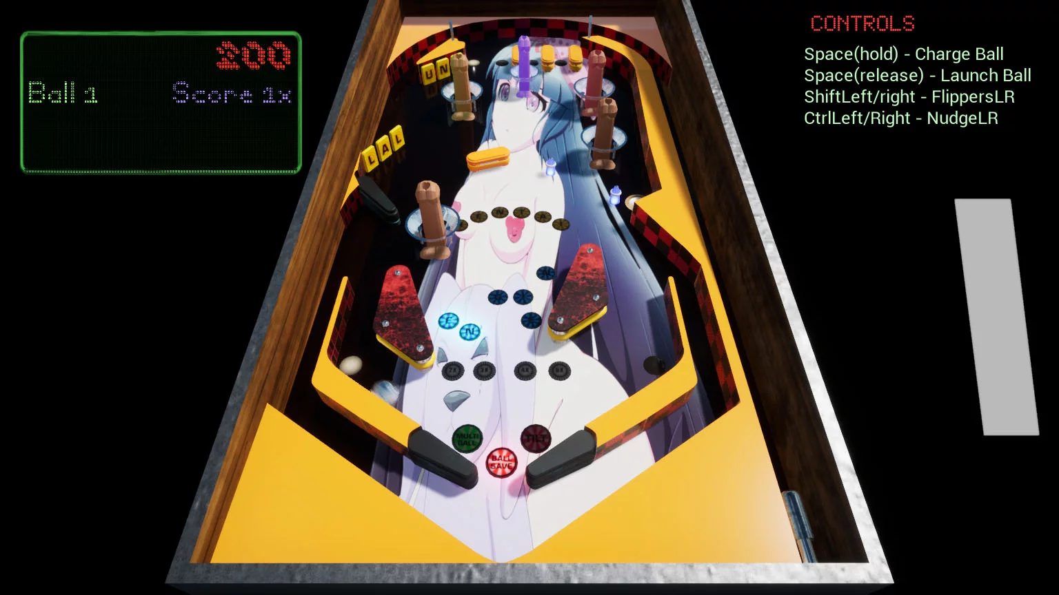 Изображение игры: 3D Pinball Hentai