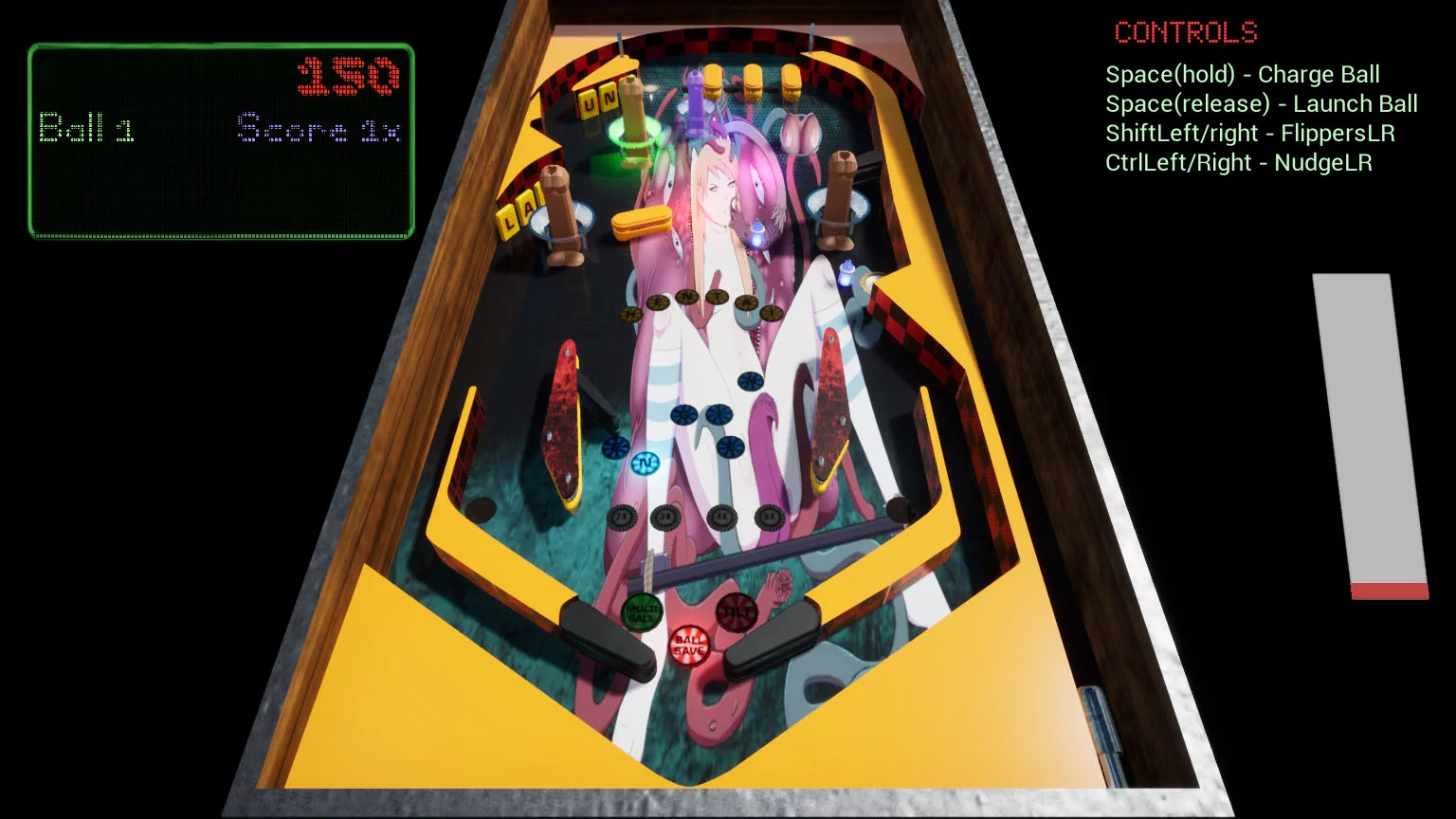 Изображение игры: 3D Pinball Hentai