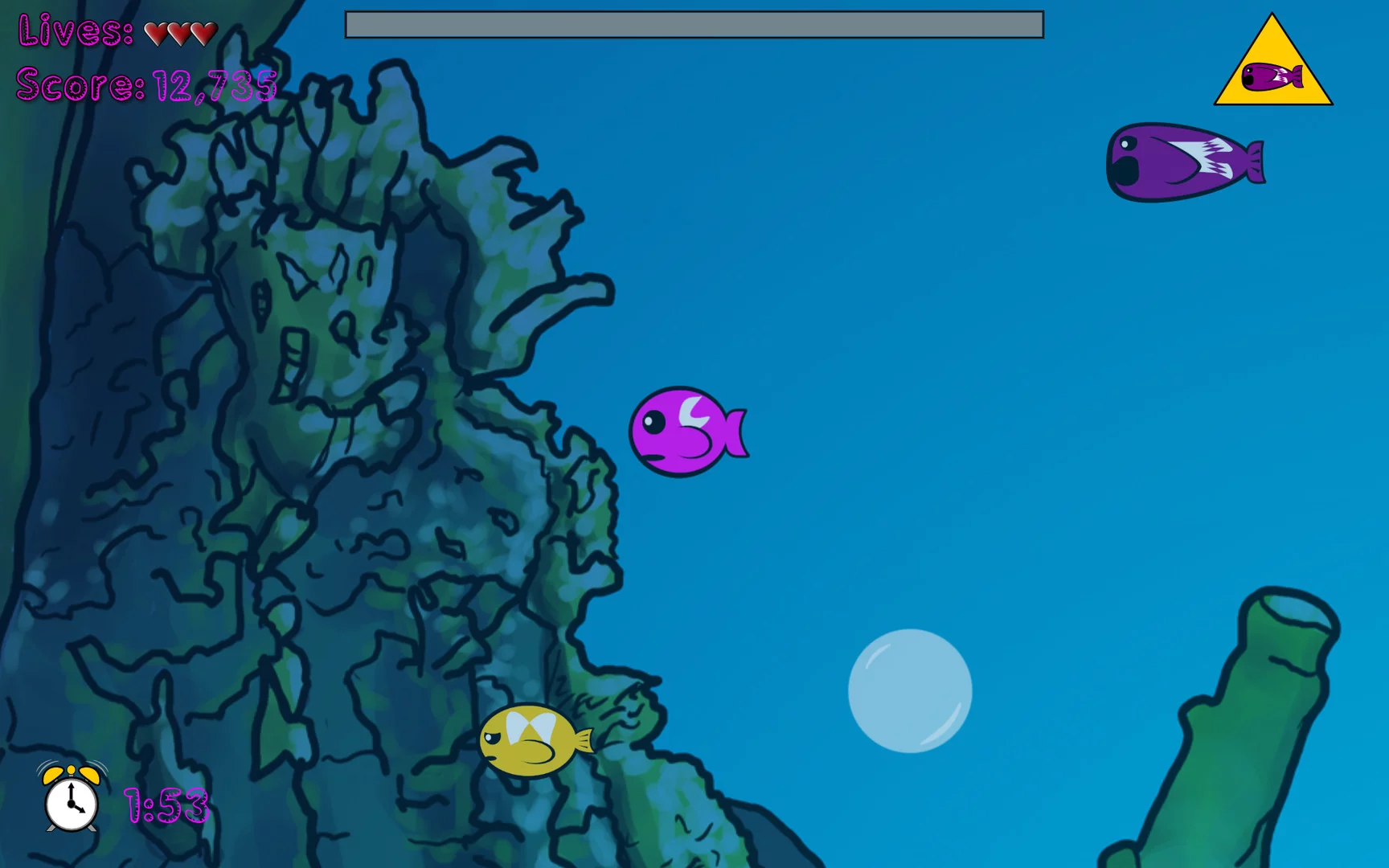 Изображение игры: Noms the Fish